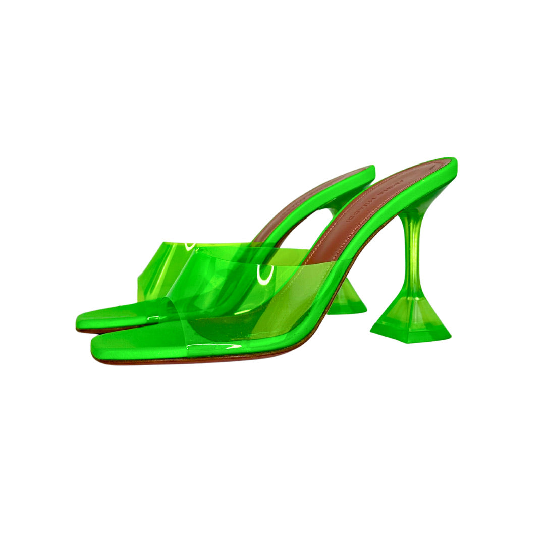 Amina Muaddi Lupita PVC Sandals