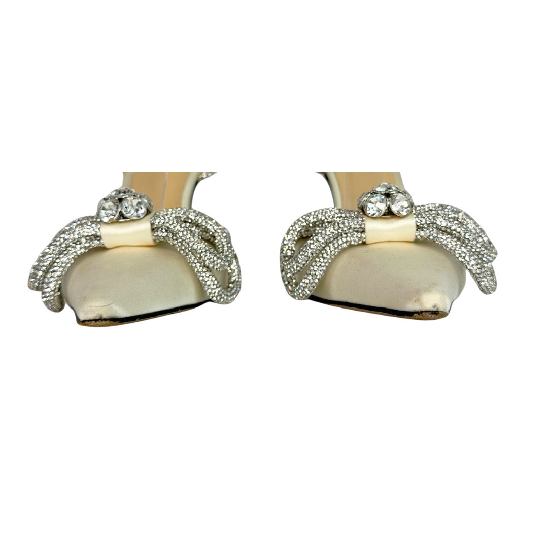 MACH & MACH Crystal Double Bow Pumps