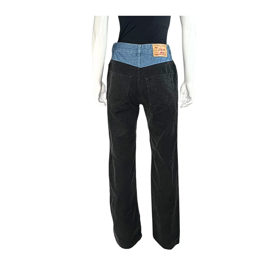 Y/PROJECT Cut Out Straight Jeans