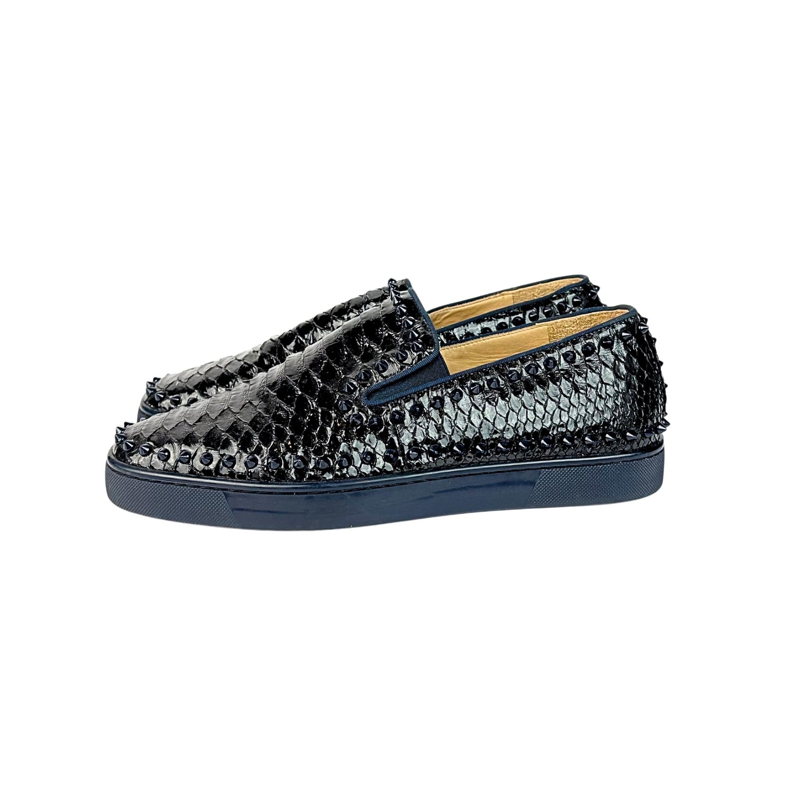 Christian Louboutin Spike Pin Boat Loafers