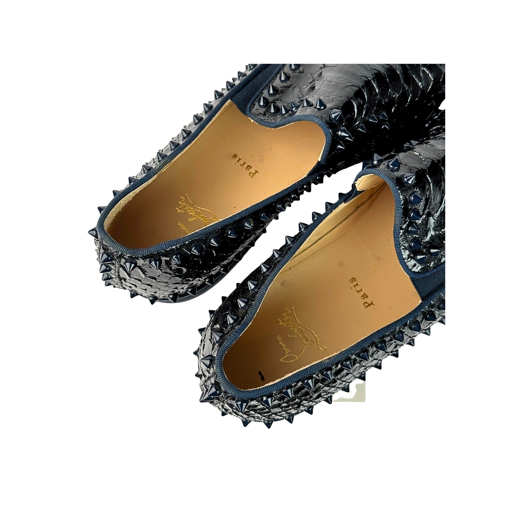 Christian Louboutin Spike Pin Boat Loafers