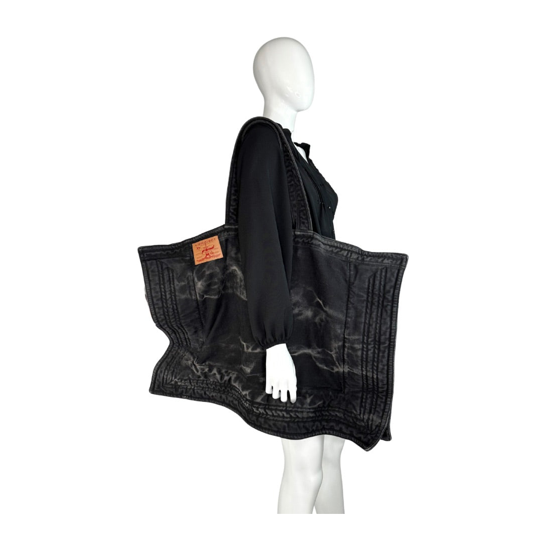 Y/Project Maxi Wire Denim Tote Bag