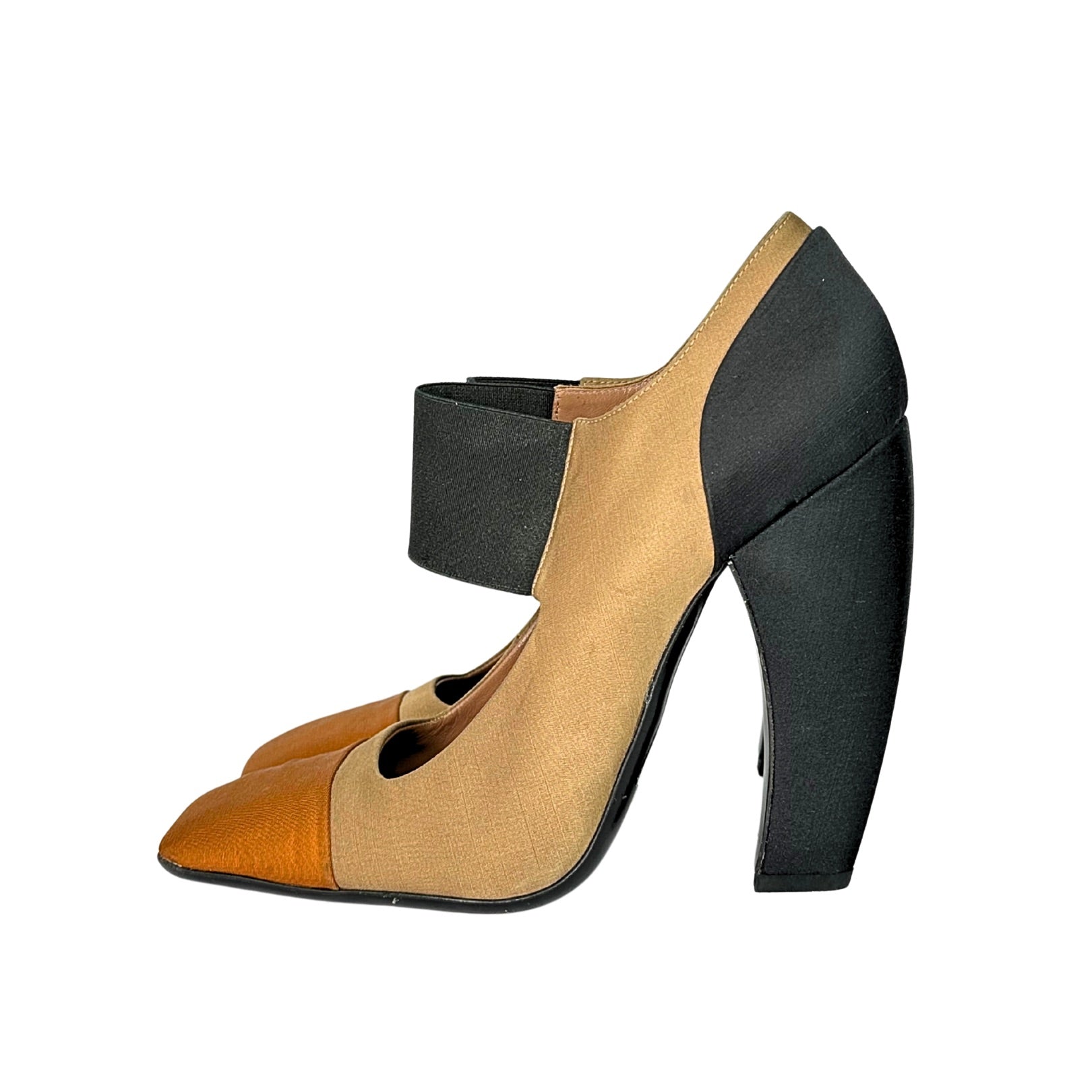 Prada Three-Tone Mary Jane Pumps