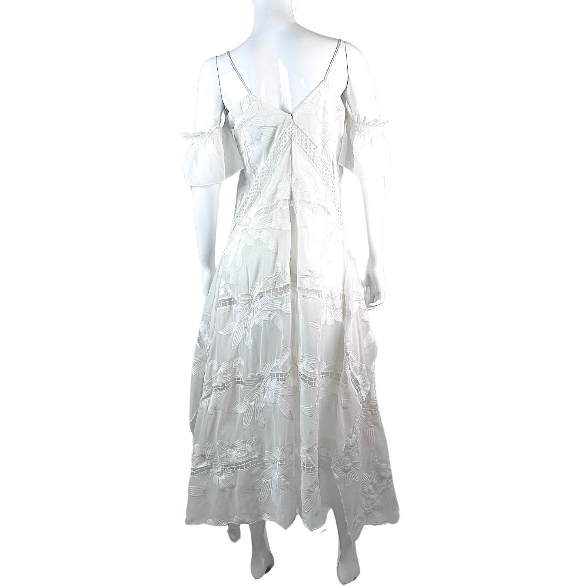 Self Portrait Floreal Embroidered Dress