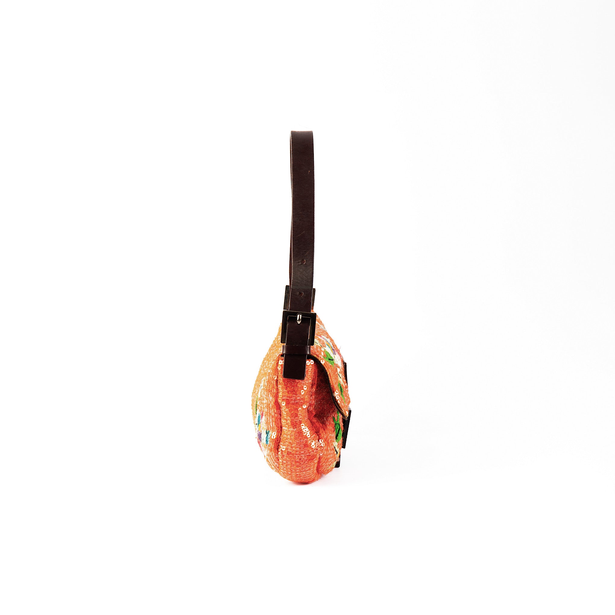 Fendi Tropical Beaded Baguette Shoulder Bag