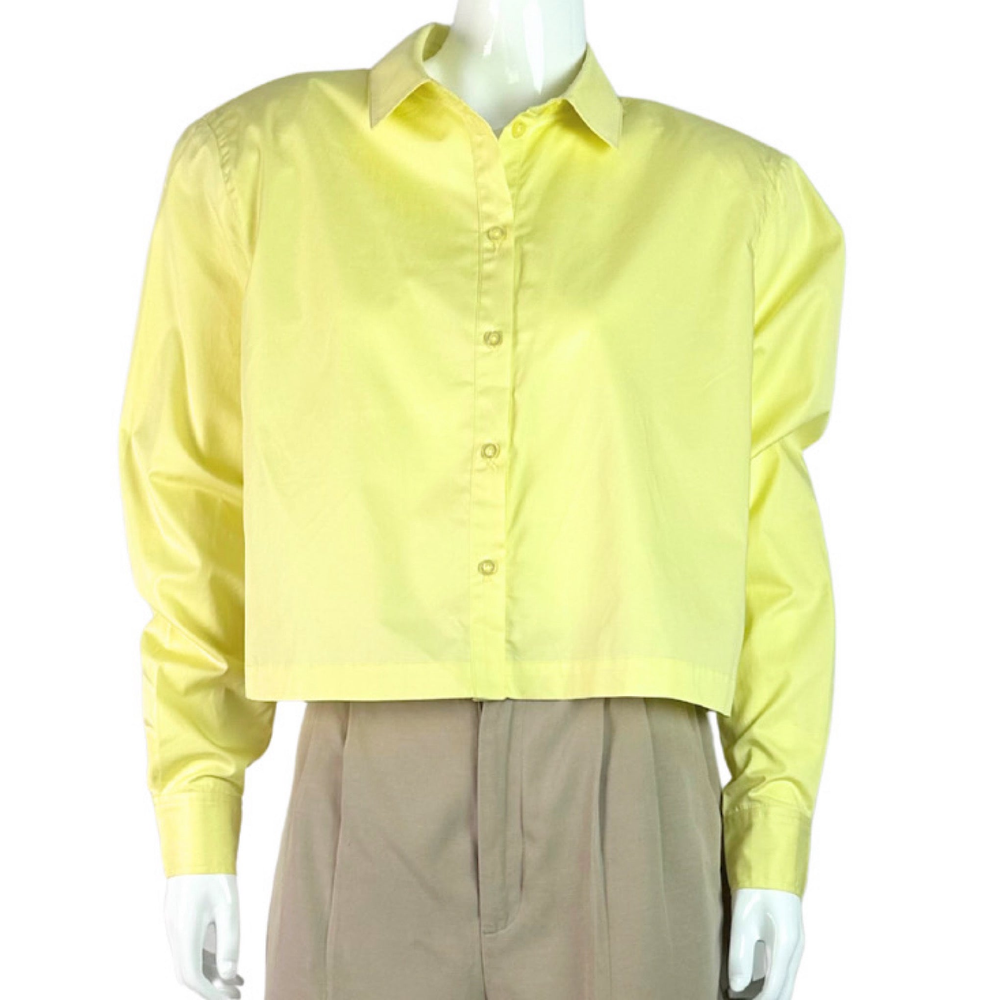 L´Academie Padded Shoulder Shirt