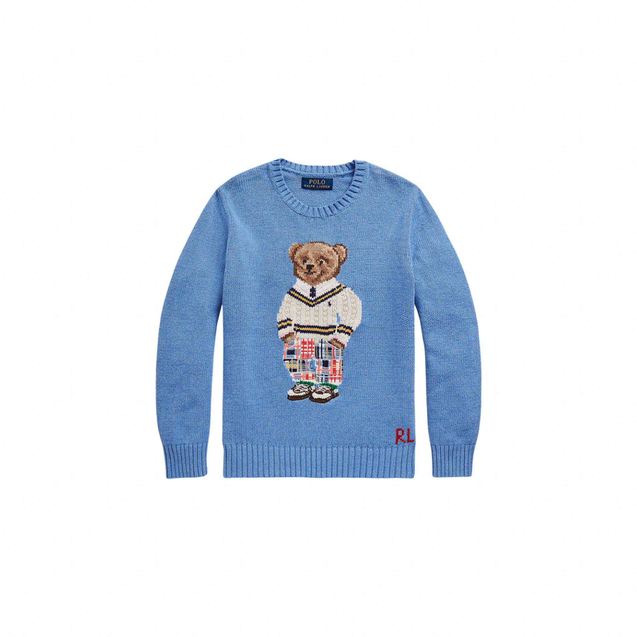 Ralph Lauren Bear Intarsia Knit Sweater
