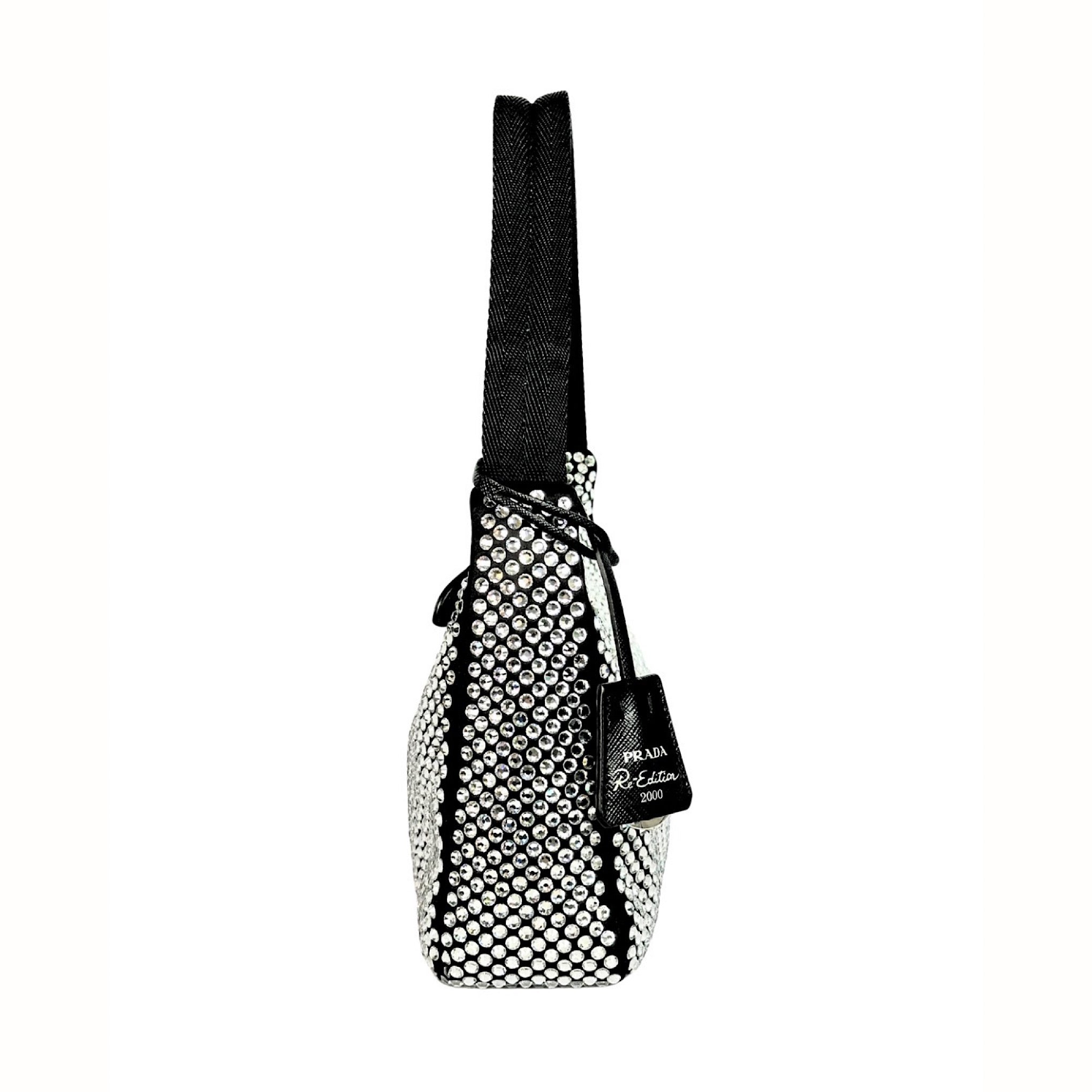Prada Crystal Re-edition 2000 Mini Bag