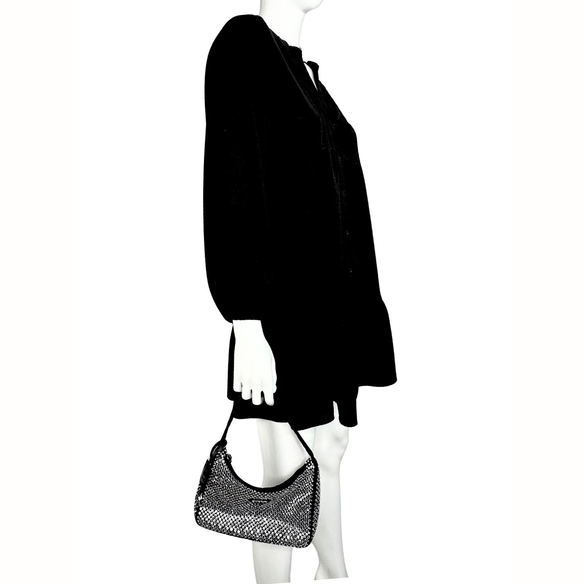 Prada Crystal Re-edition 2000 Mini Bag