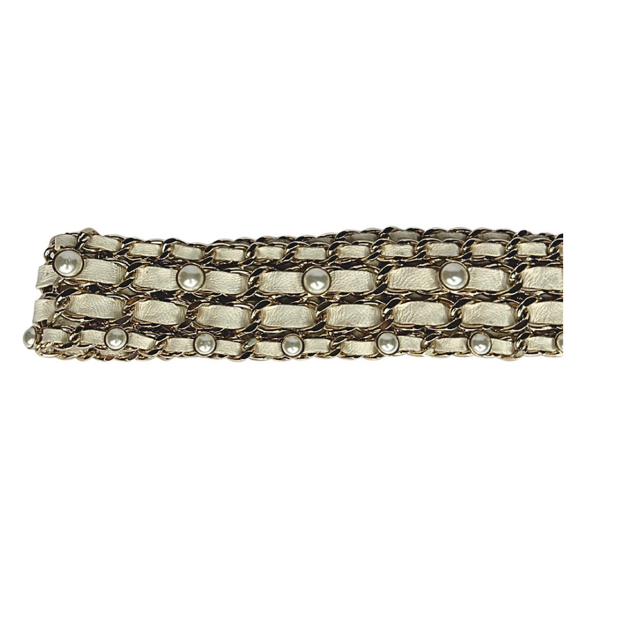 Chanel Fake Pearl Belt