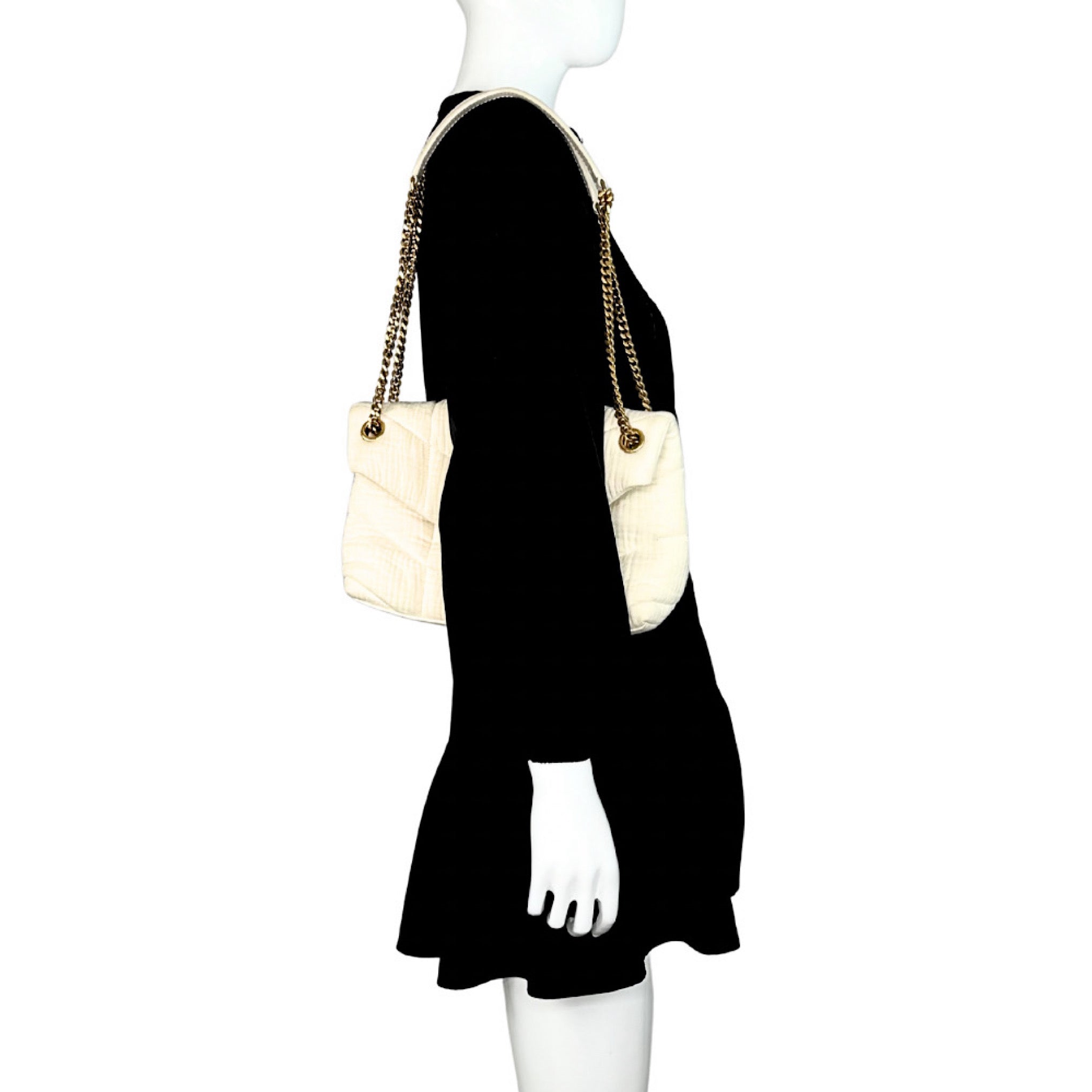 Saint Laurent Lou Lou Puffer Medium Shoulder Bag