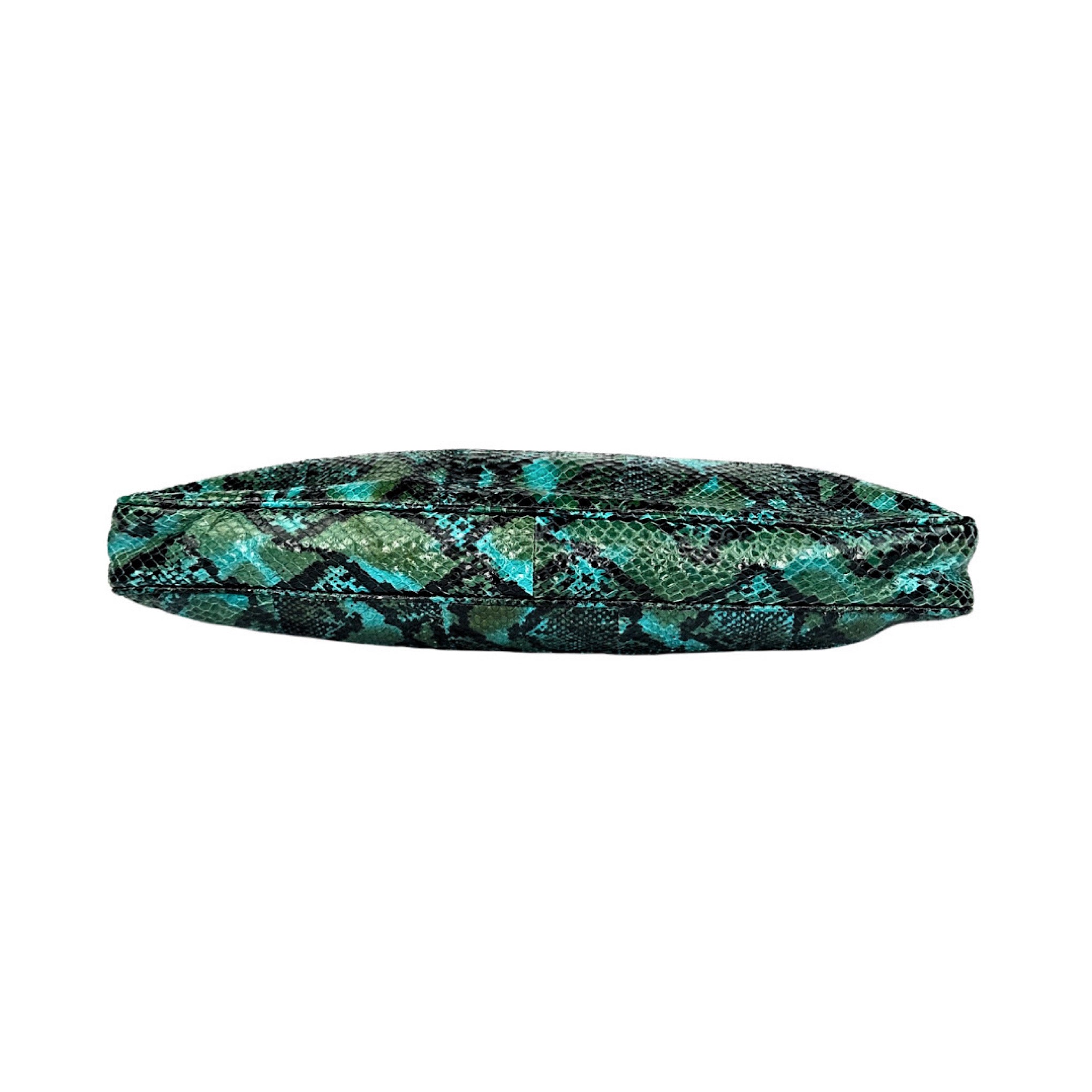 Jimmy Choo Two Tone Snakeskin Clutch Bag
