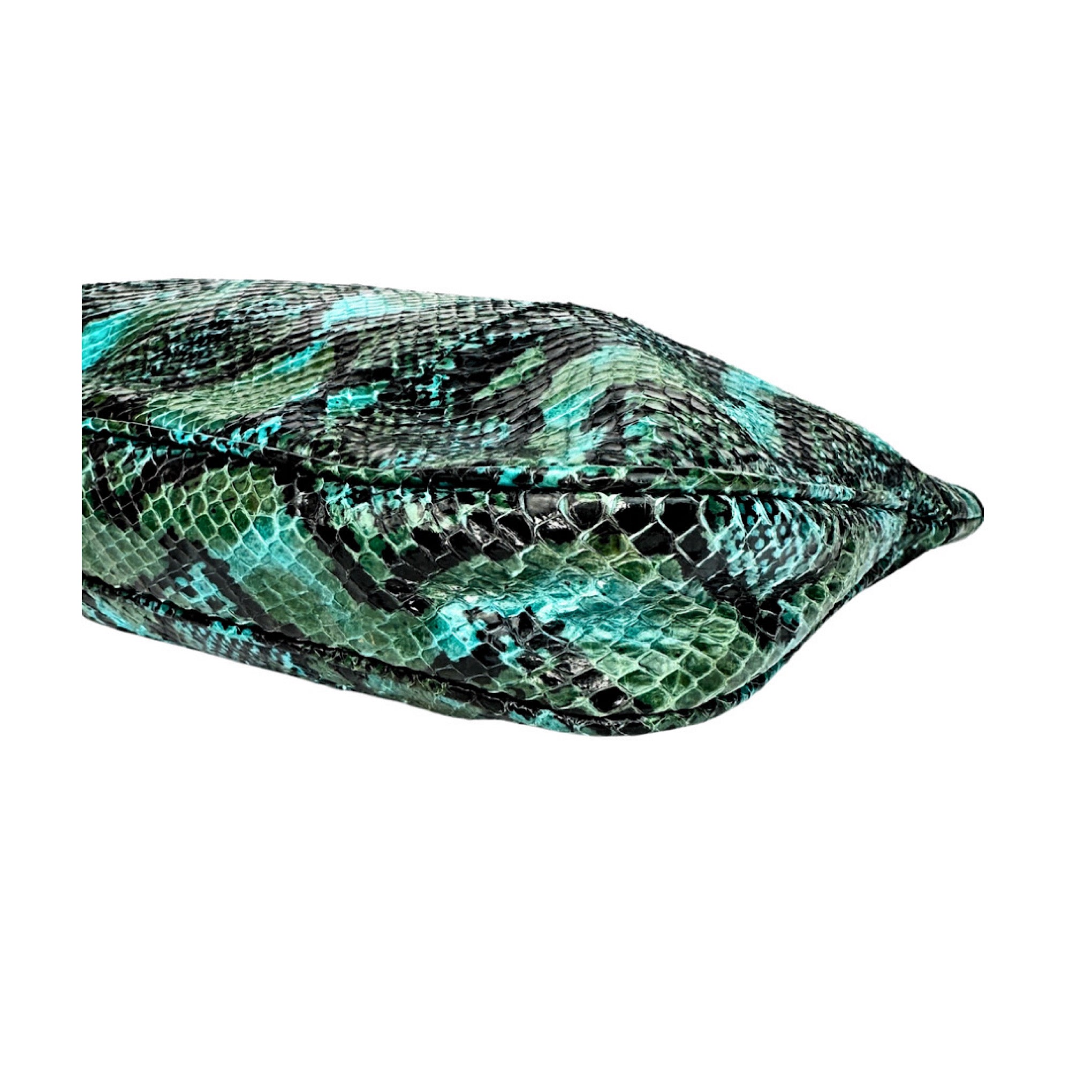 Jimmy Choo Two Tone Snakeskin Clutch Bag