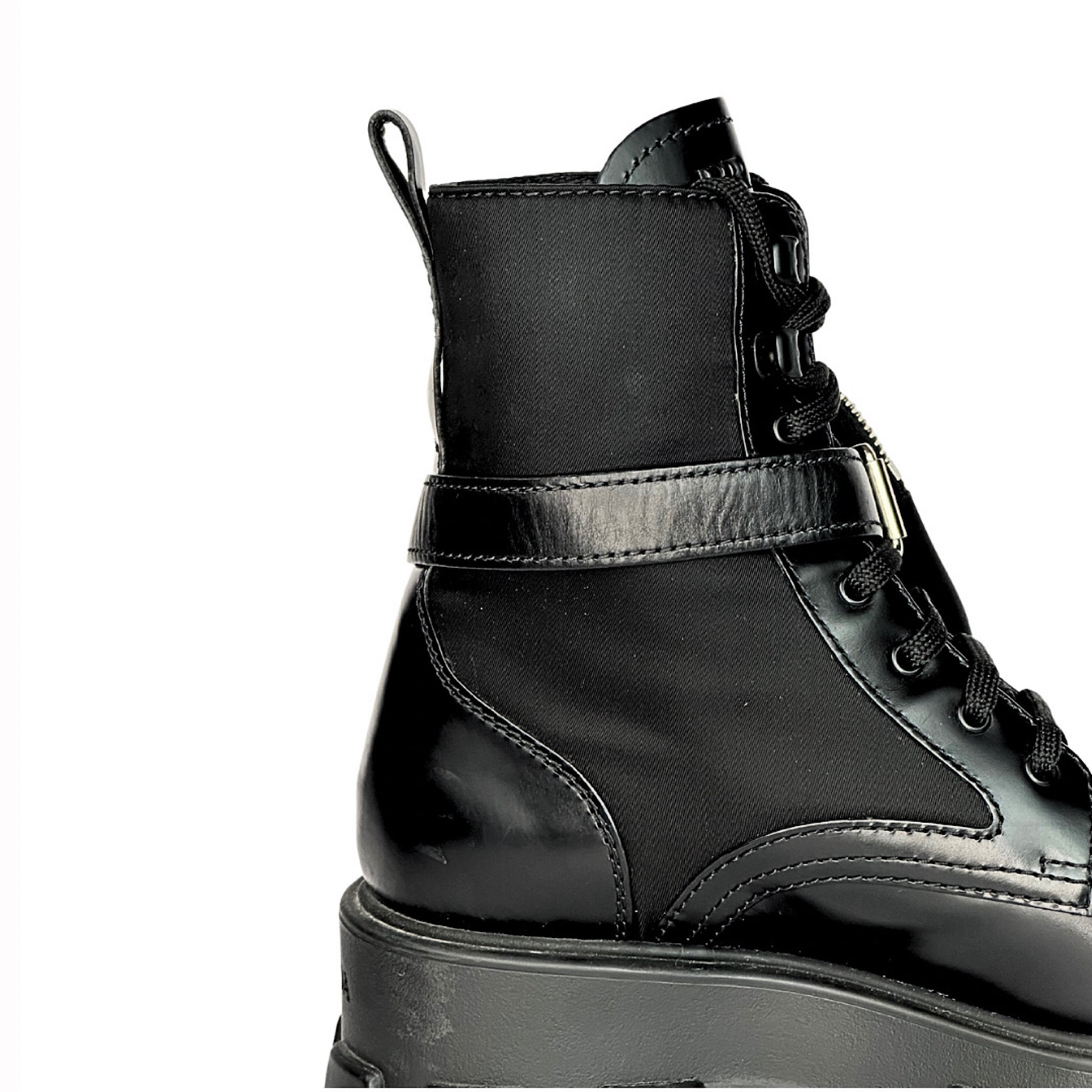 Prada Monolith Combat Boots