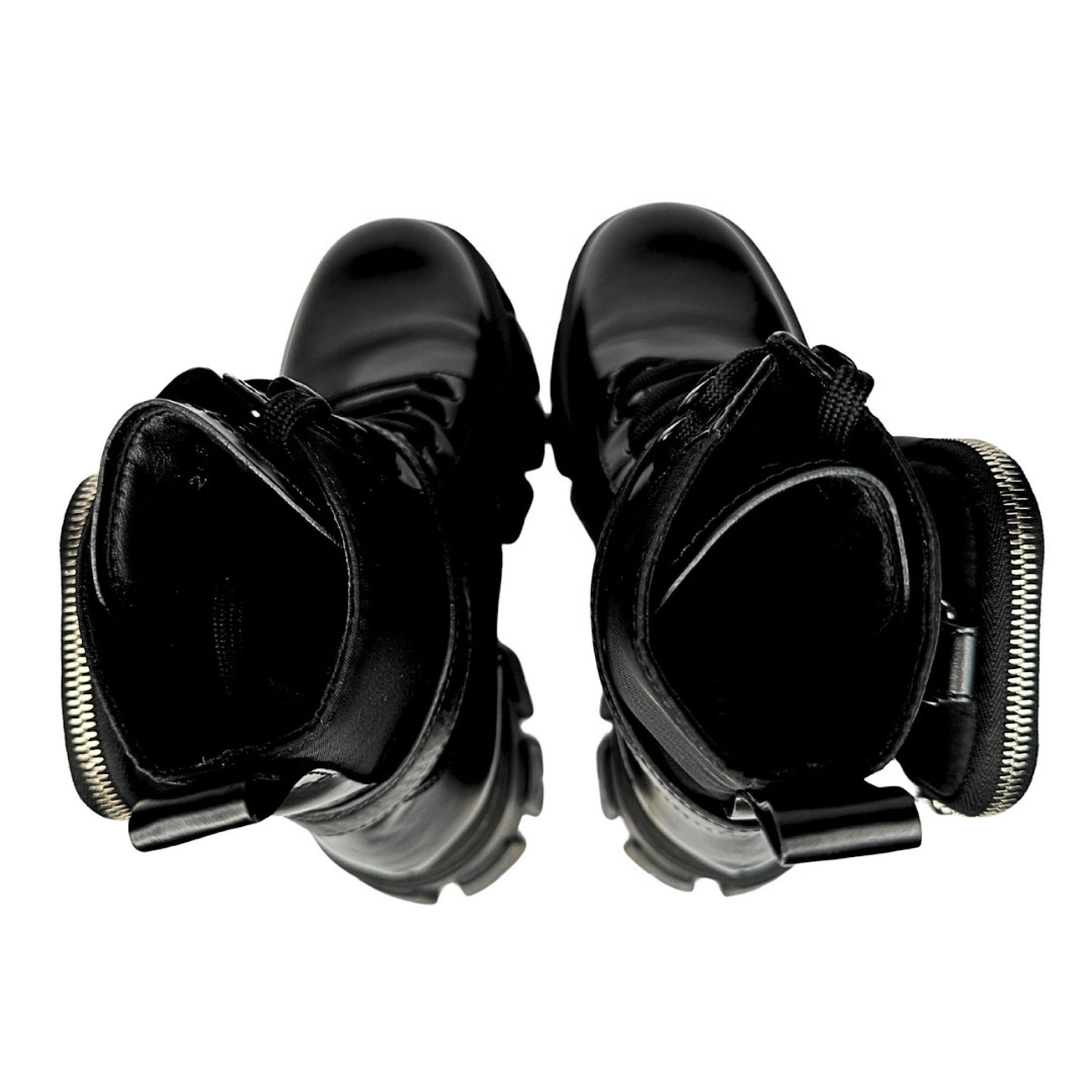 Prada Monolith Combat Boots