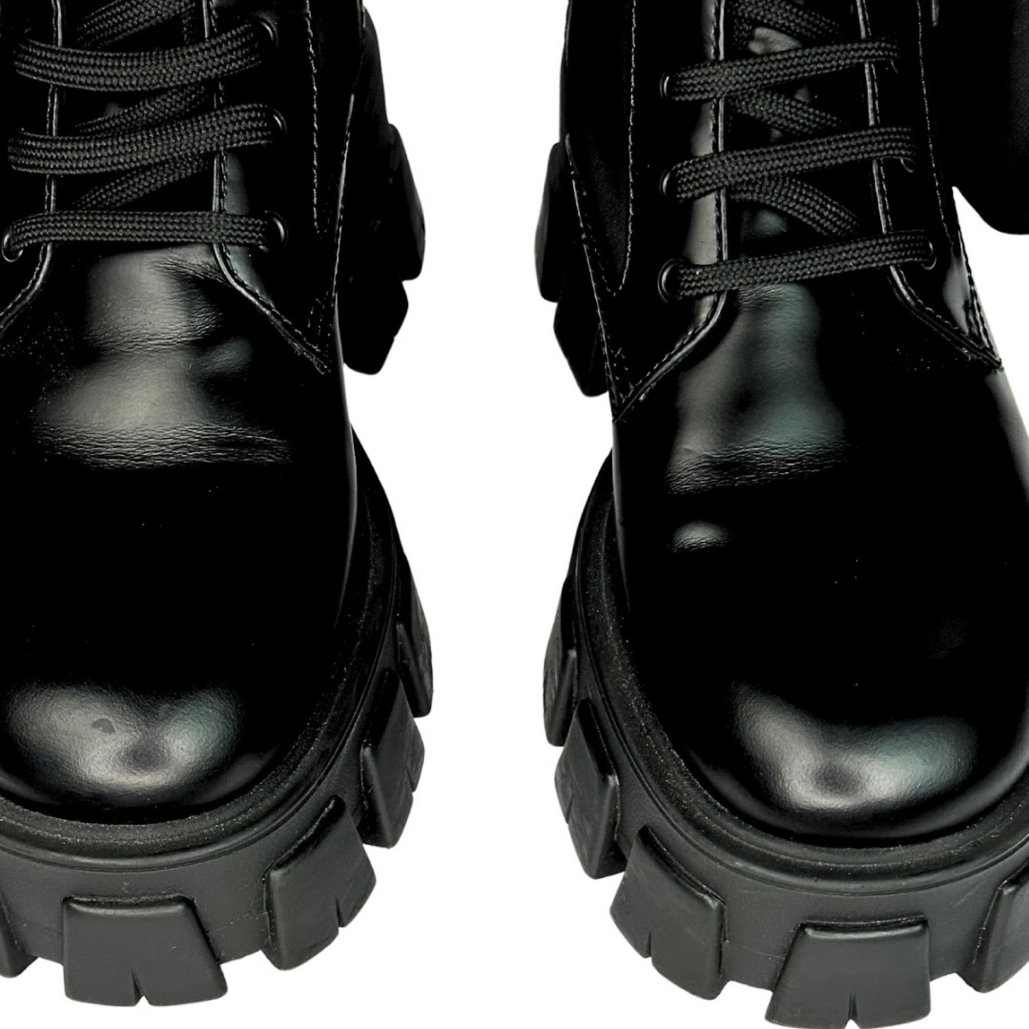 Prada Monolith Combat Boots