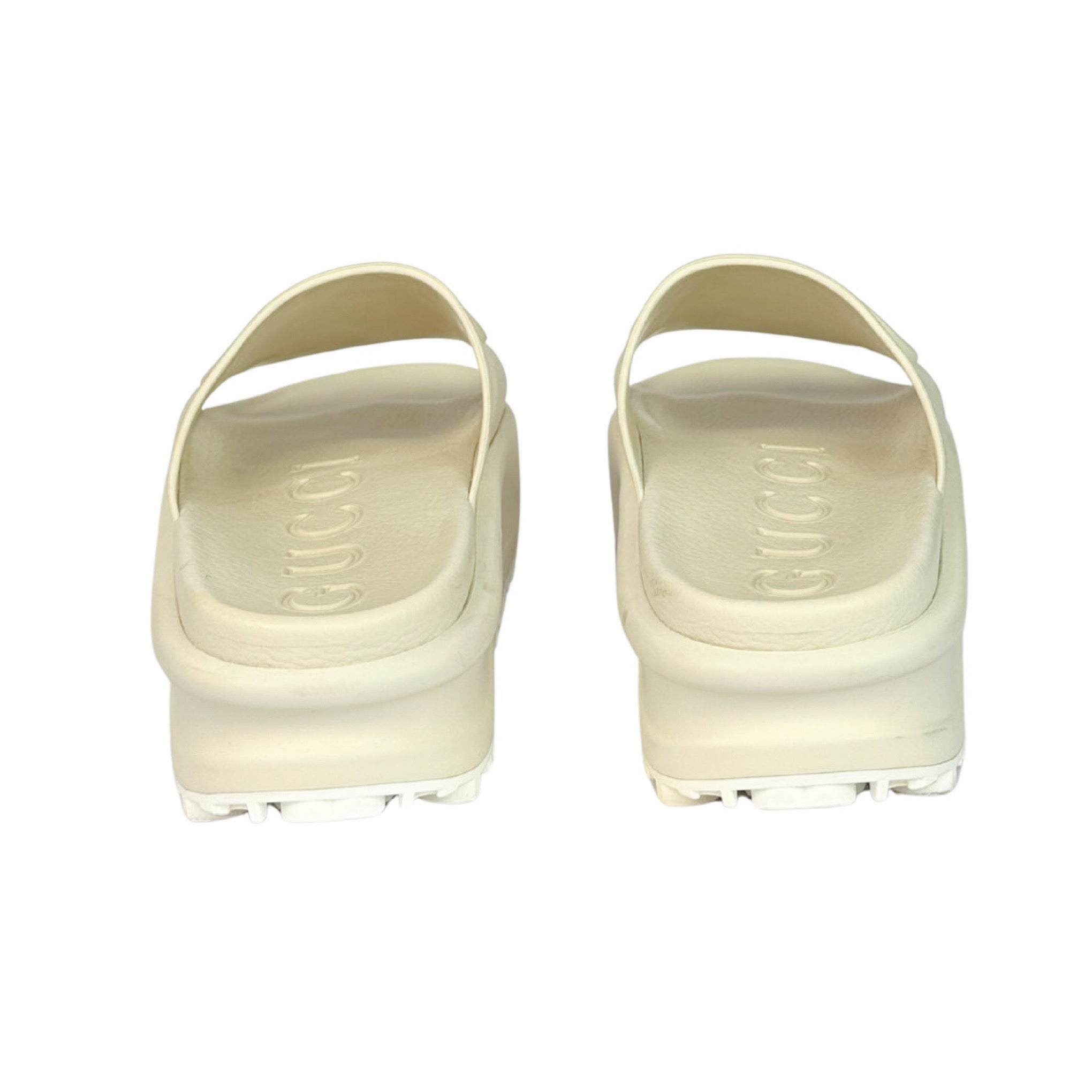 Gucci Interlocking Platform Rubber Sandals