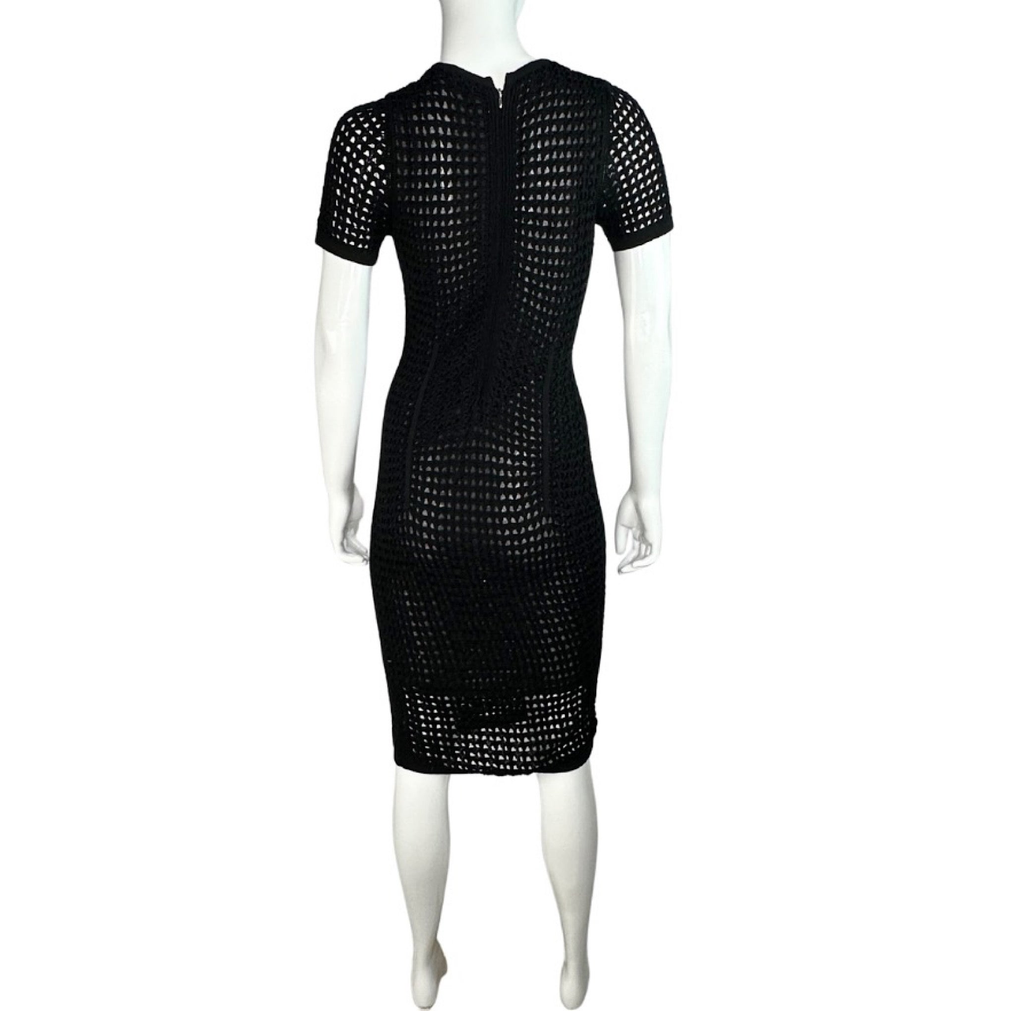 T By Alexander Wang Crochet Midi Dress