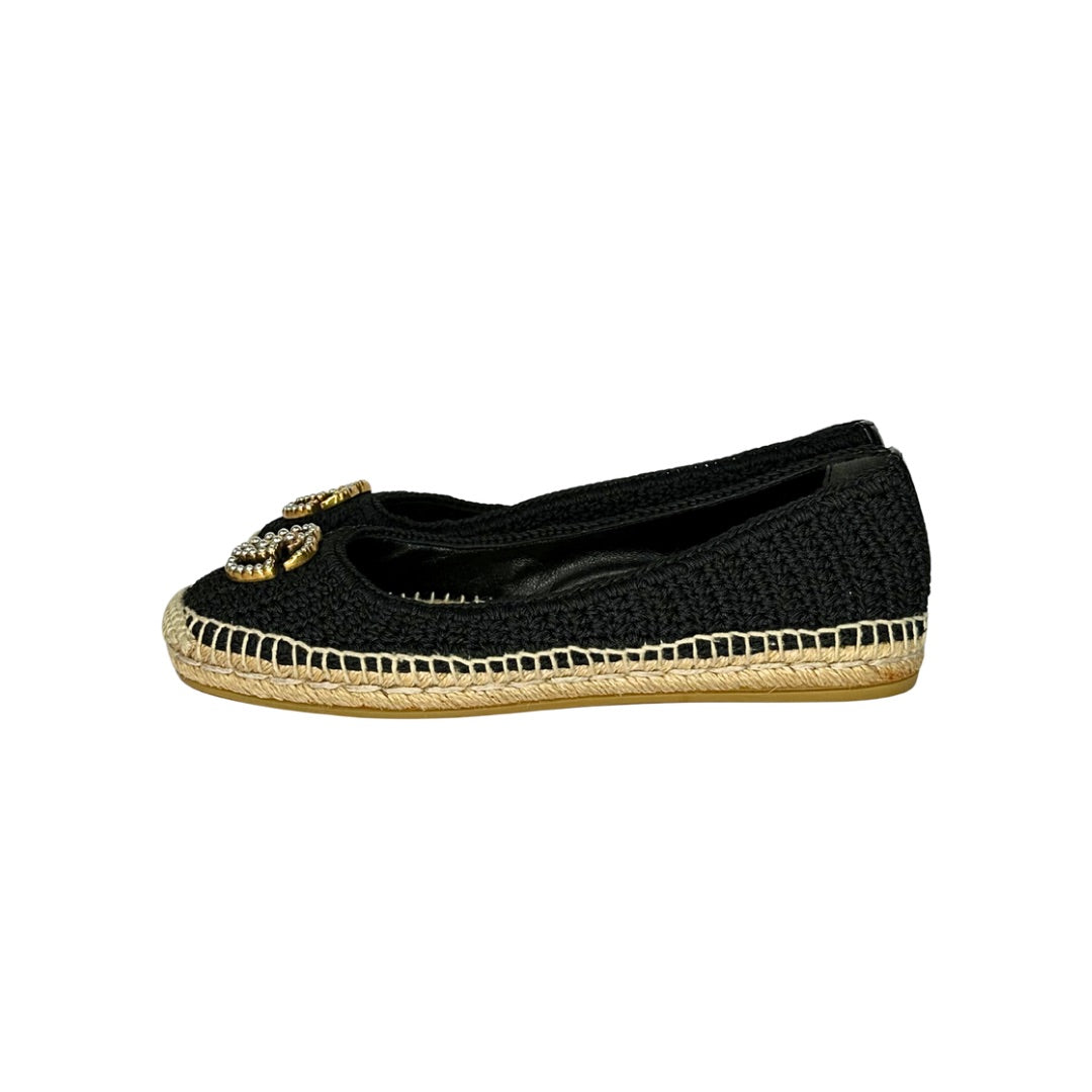 Gucci Crochet Pearly Embellished Espadrilles
