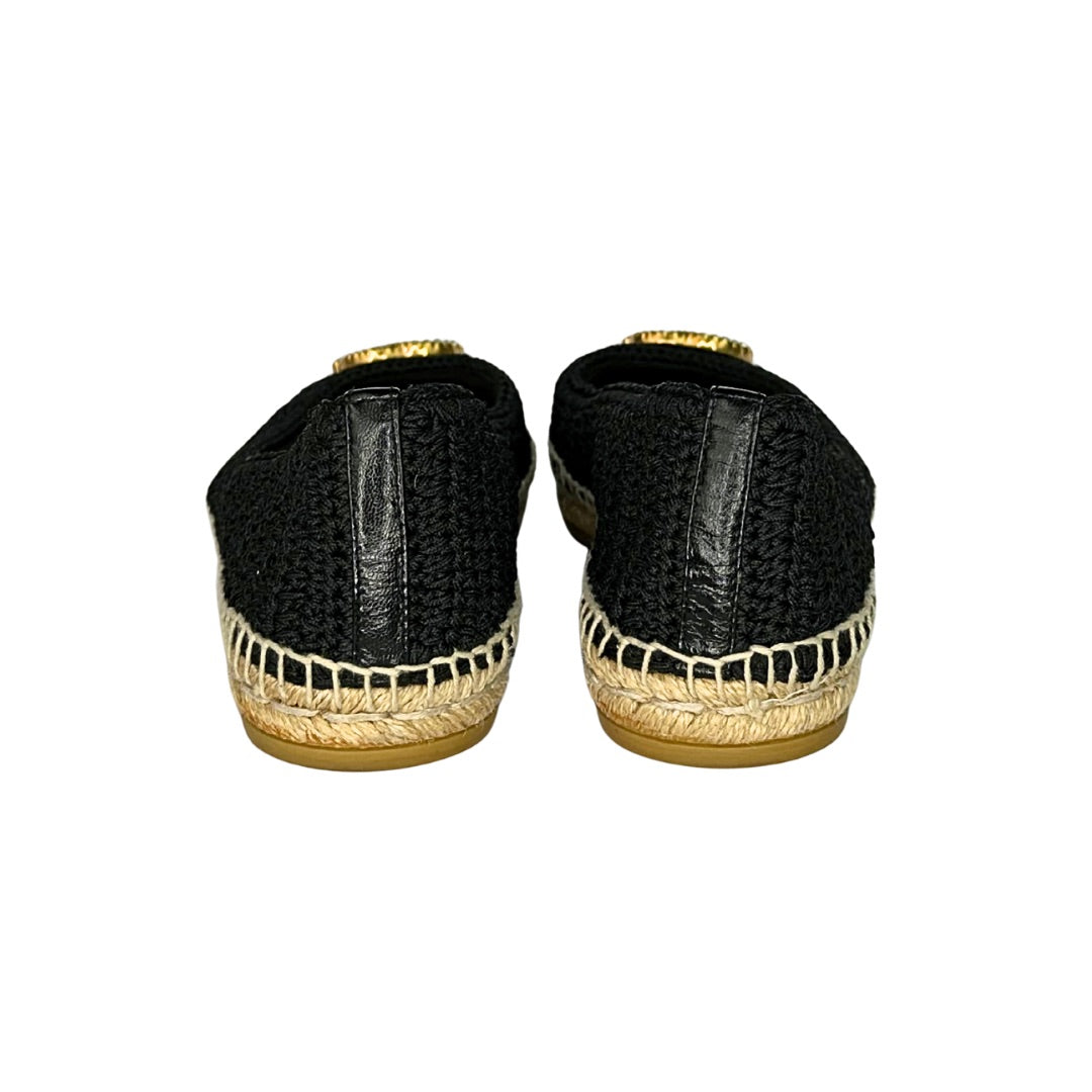 Gucci Crochet Pearly Embellished Espadrilles