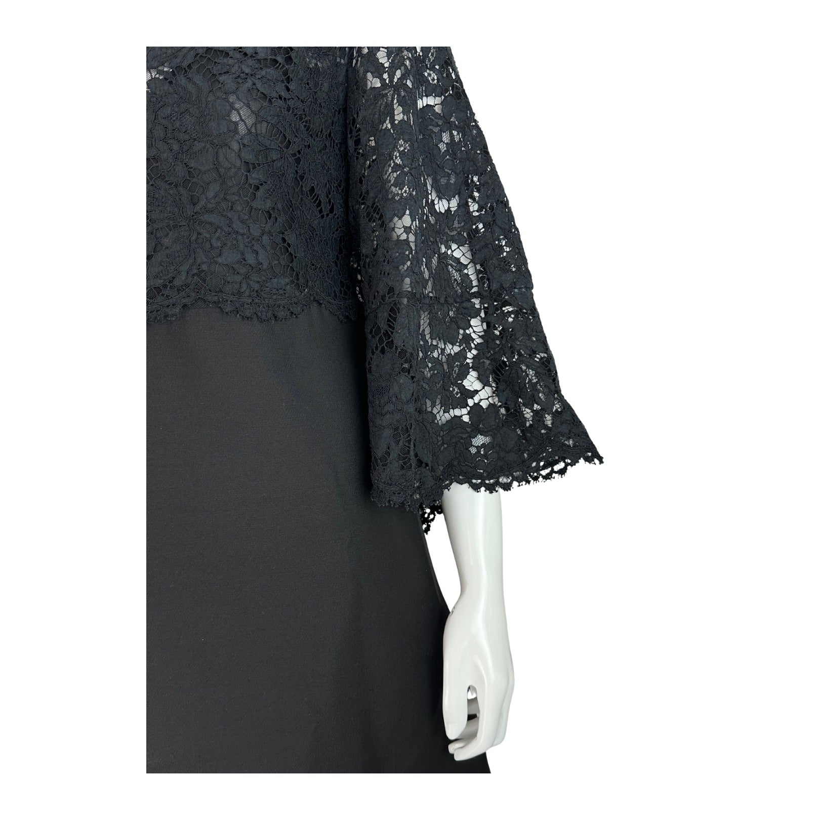 Valentino Cape Lace Mini Dress