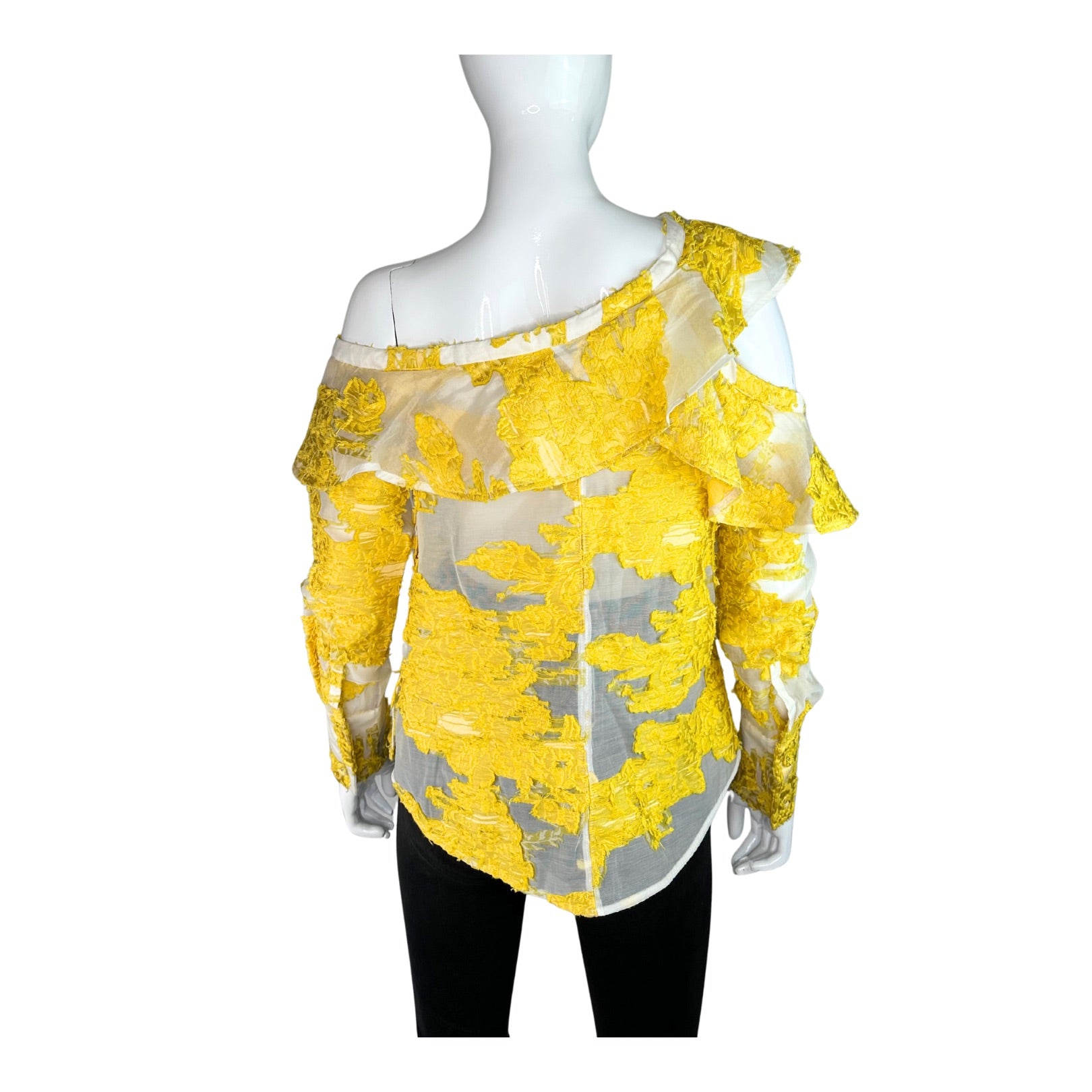 Self Portrait Floral Embroidered Top