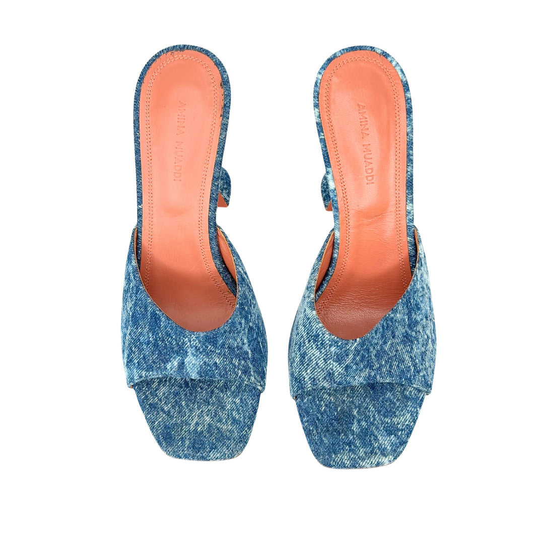 Amina Muaddi Lupita Mule Sandals