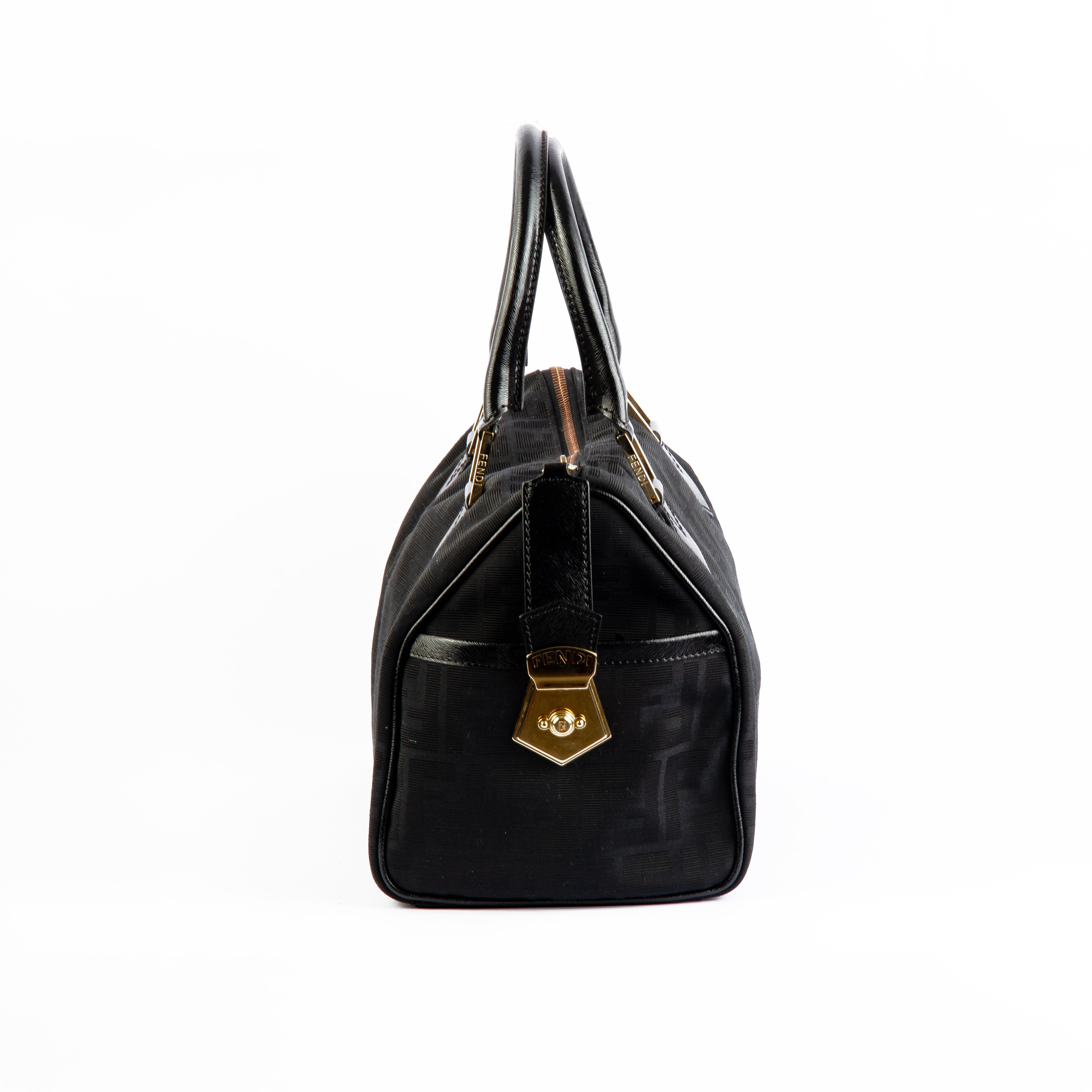 Fendi Zucca Boston Bag