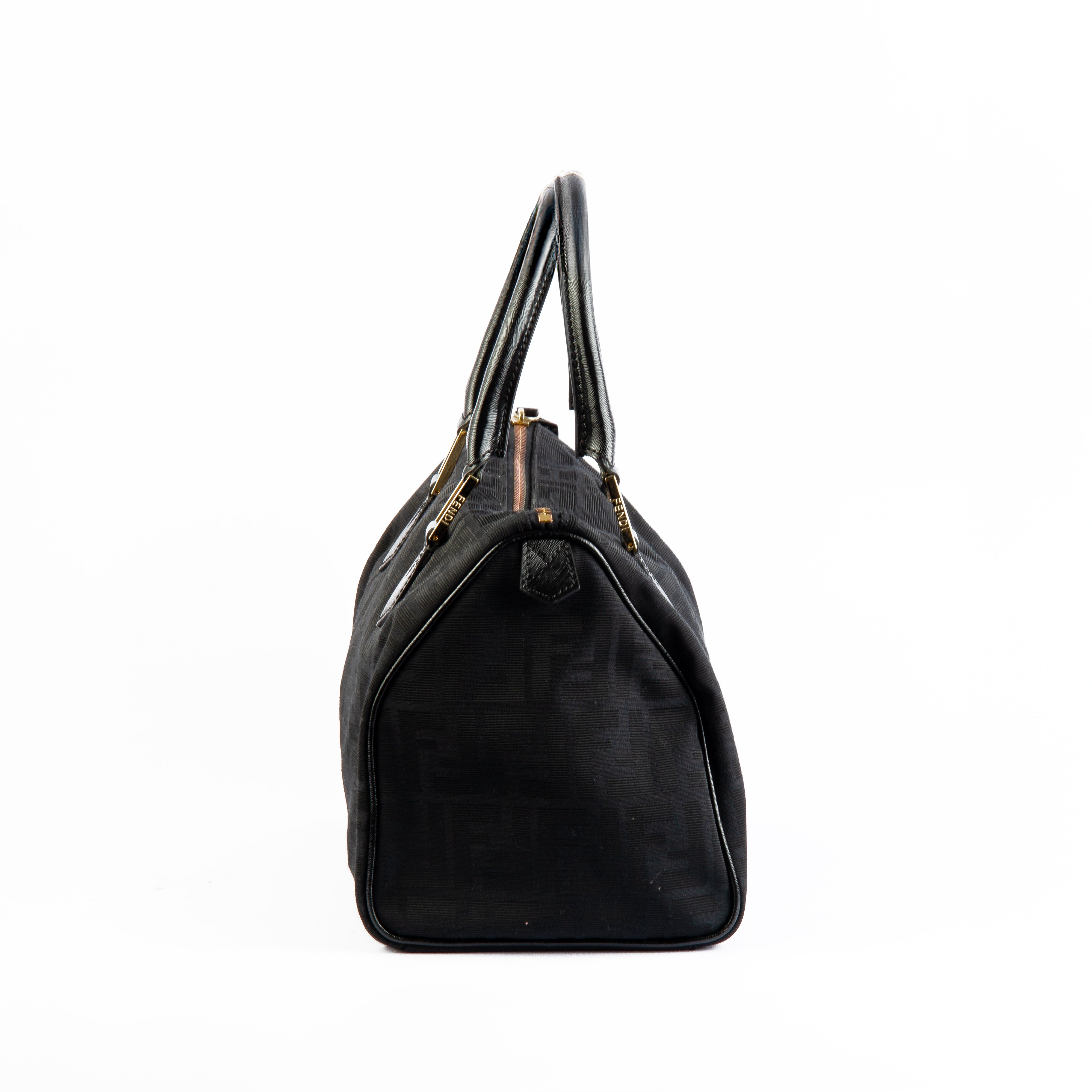 Fendi Zucca Boston Bag
