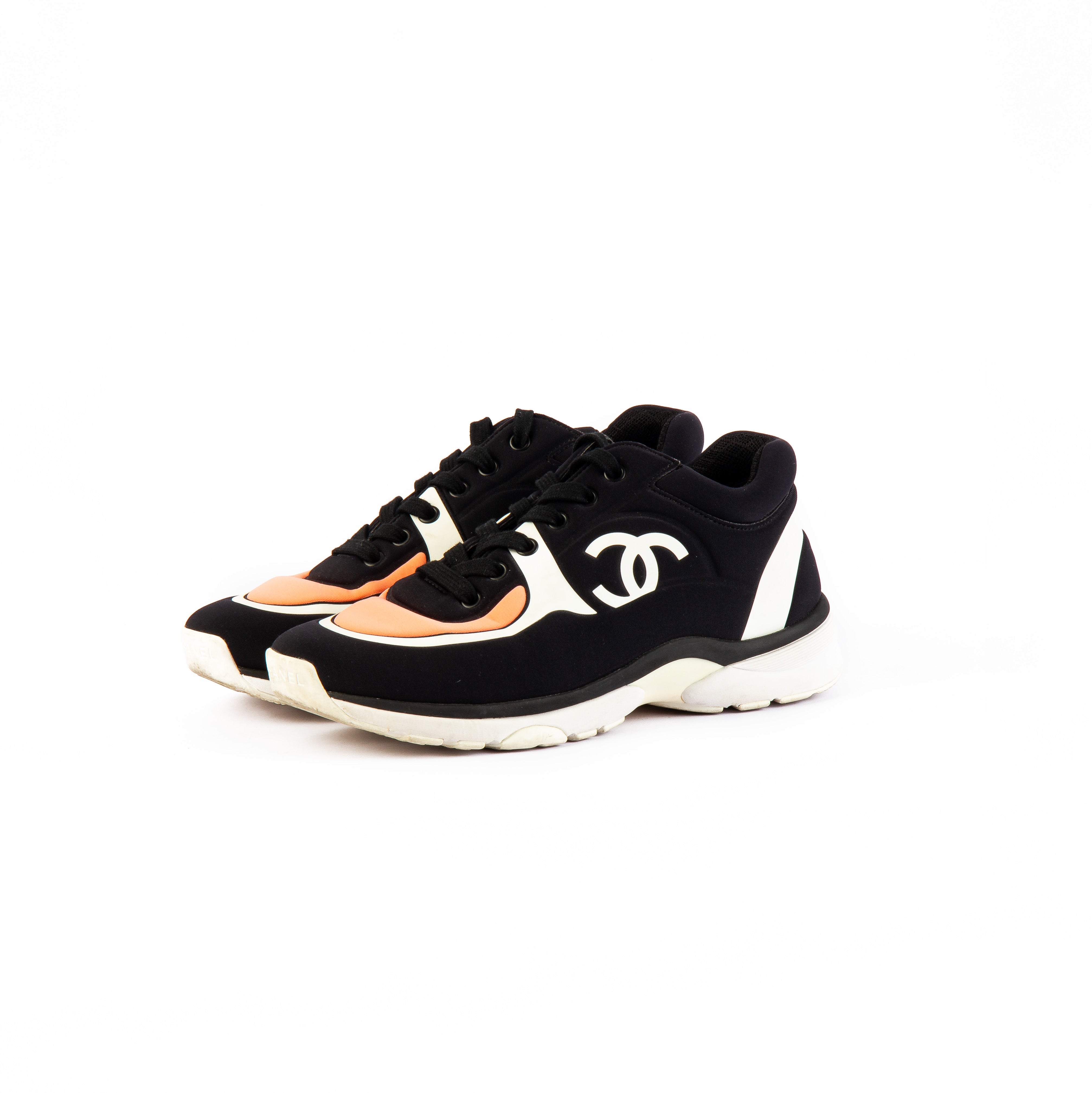 Chanel Interlocking CC Logo Sneakers