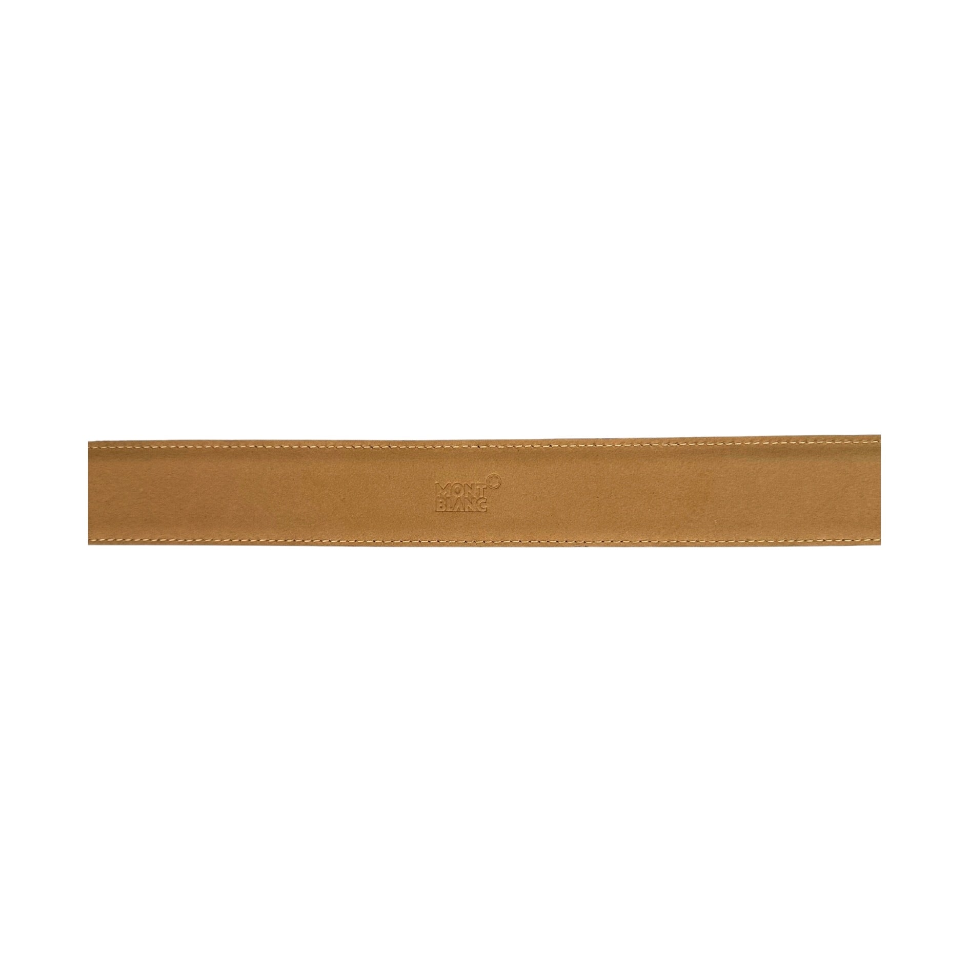 Montblanc Black Leather Belt