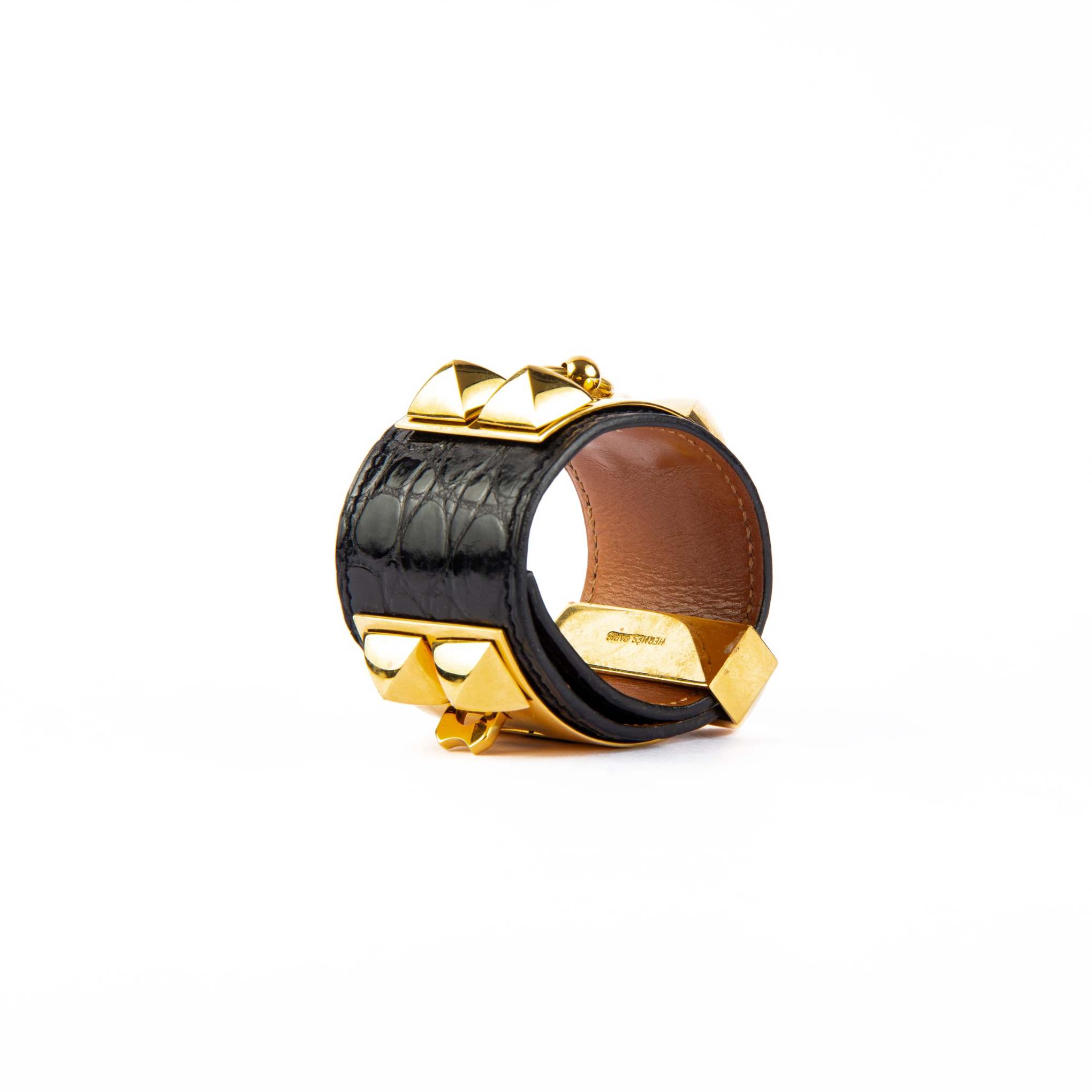 Hermès Collier de Chien Alligator WRAP Bracelet