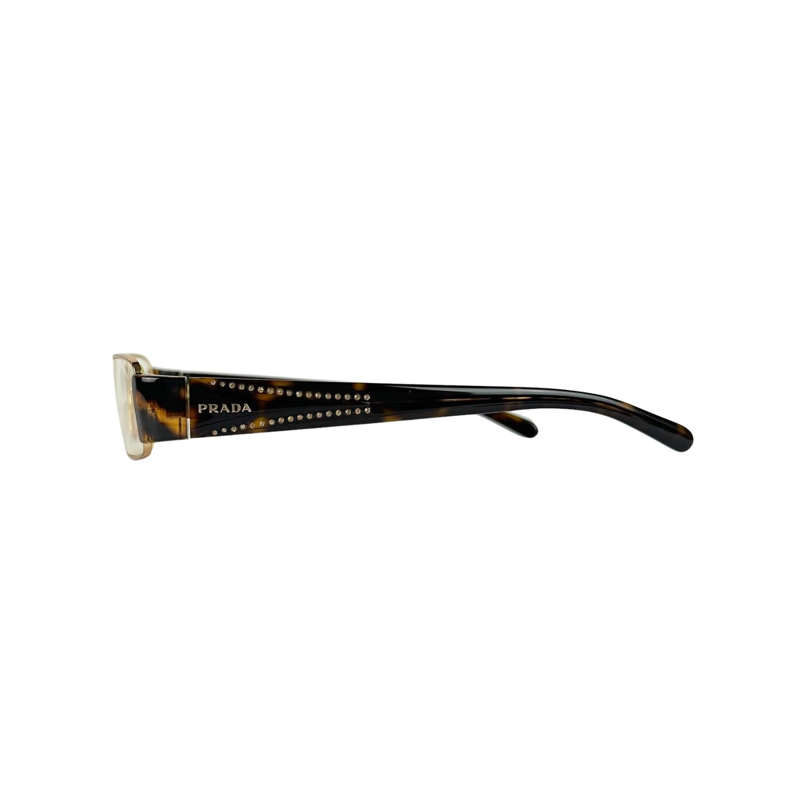 Prada Gold Tortoise Eyeglasses