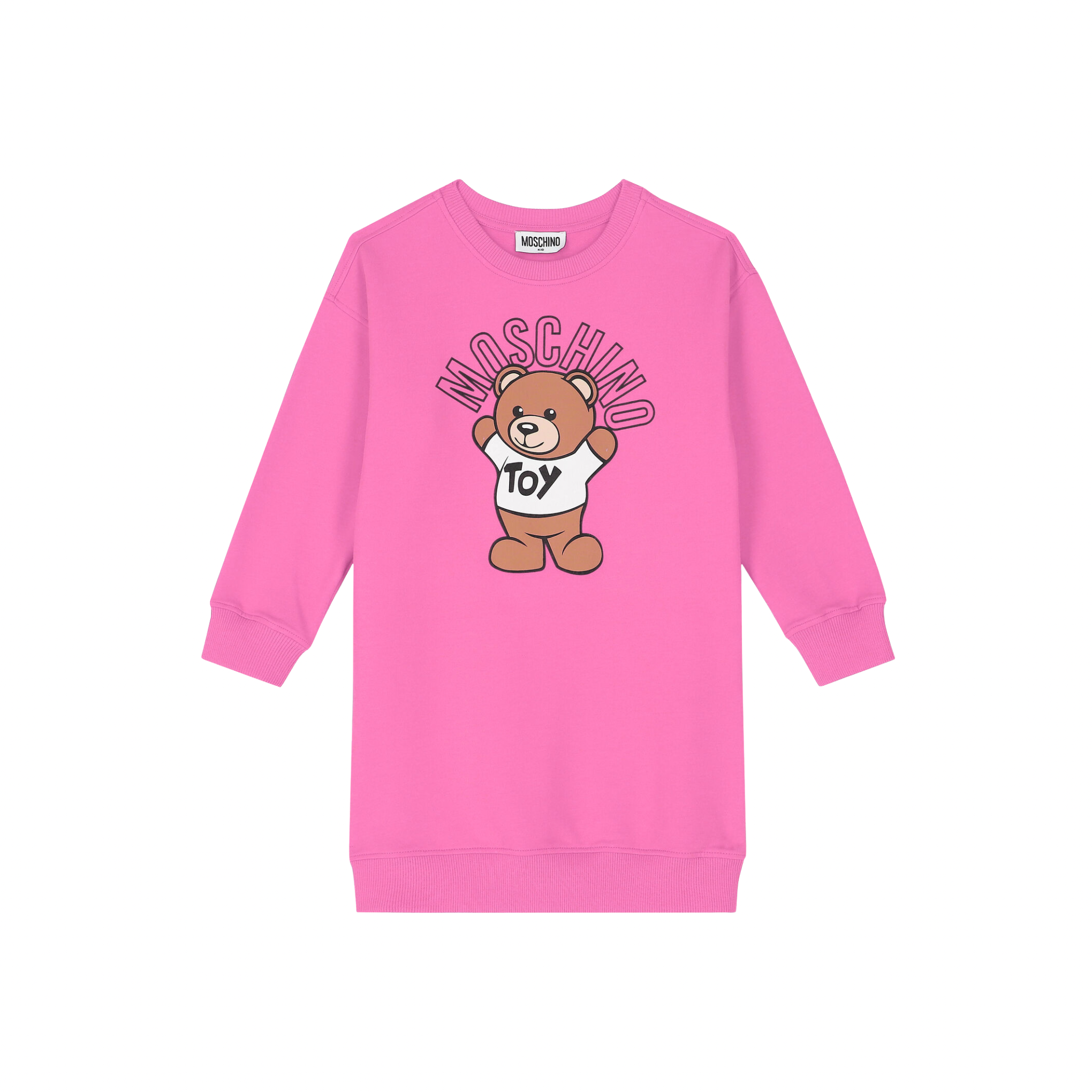Moschino Teddy Logo Sweatshirt Dress