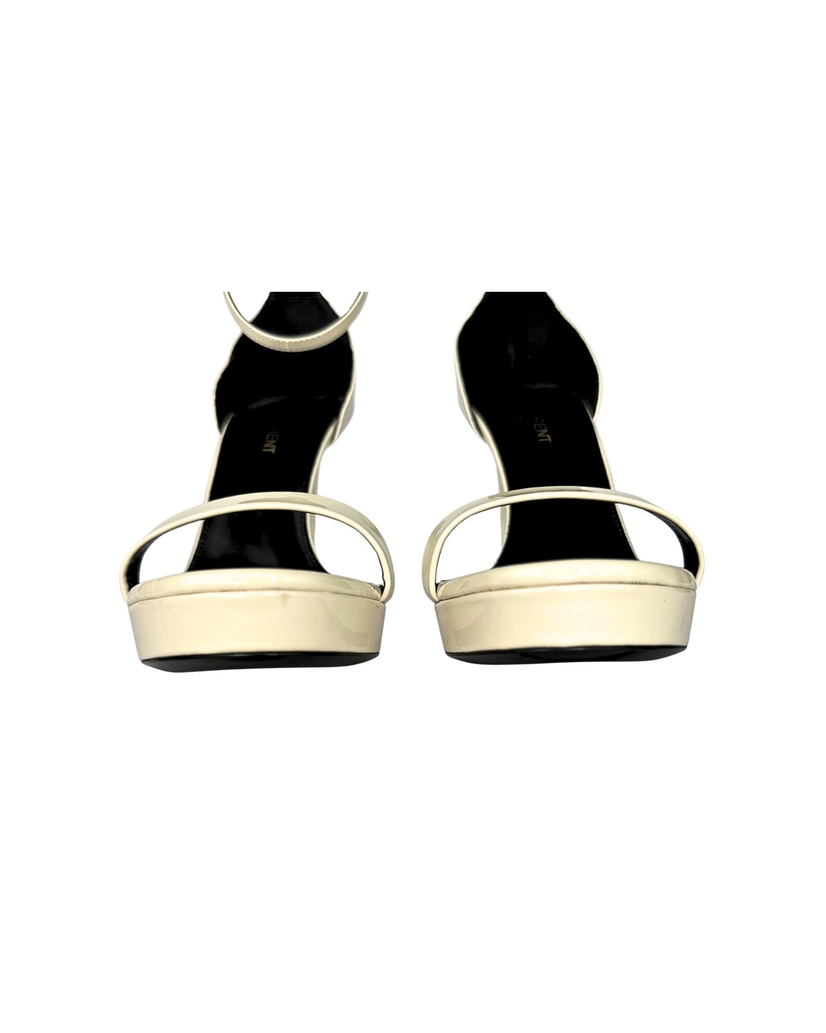Saint Laurent Hall Platform Ankle Strap Sandals
