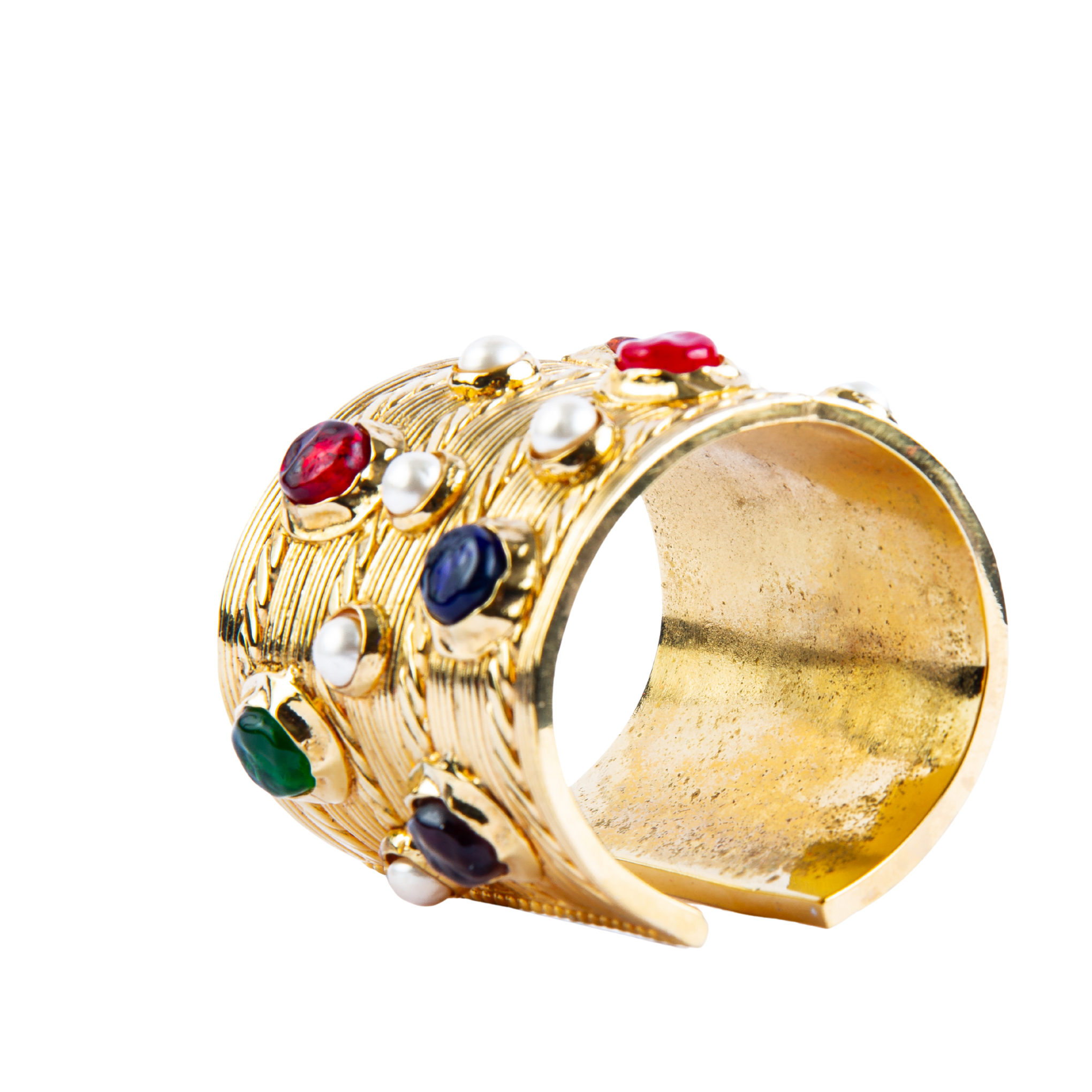 Chanel Vintage Gripoix Cuff Bracelet
