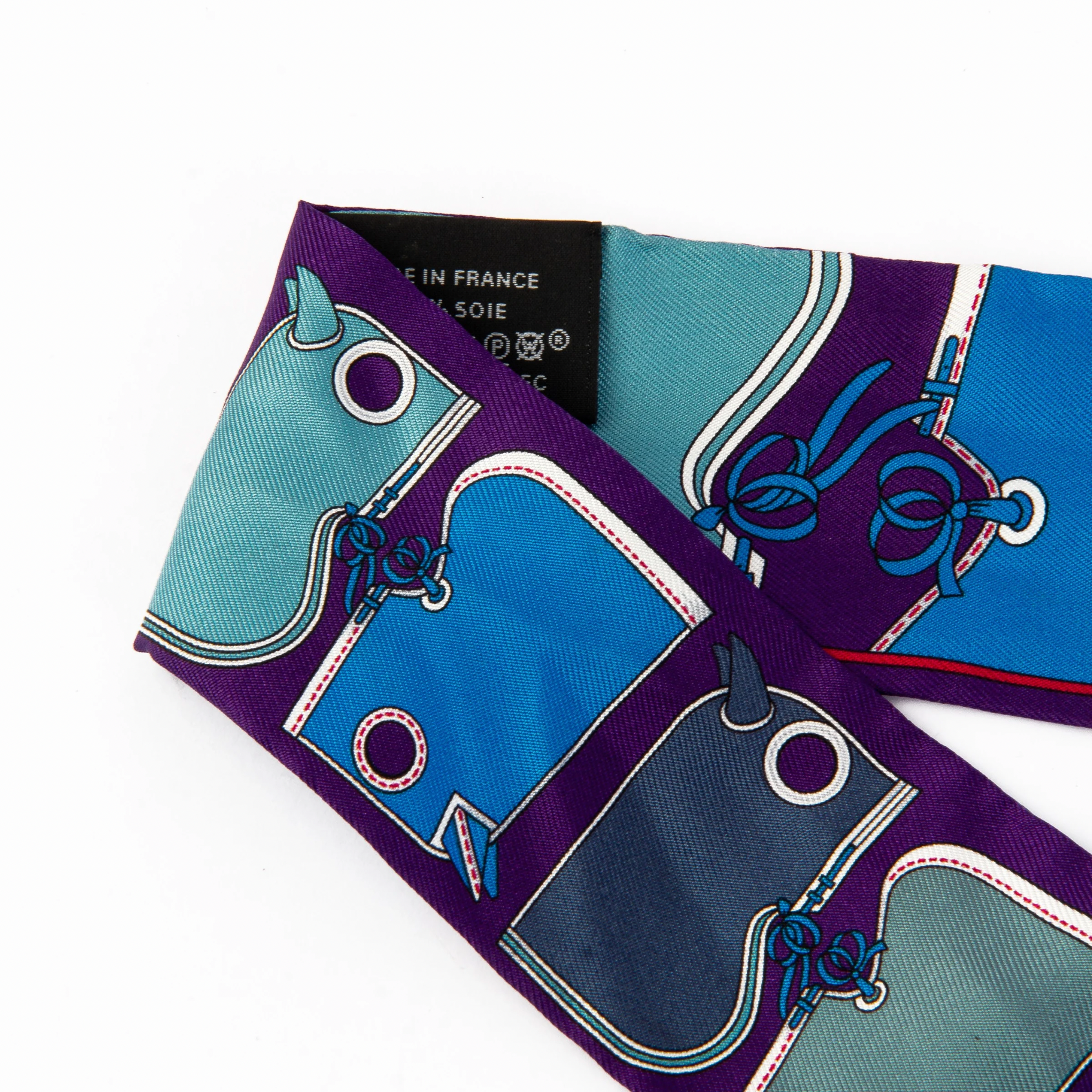 Hermès Camails Silk Twilly Scarf