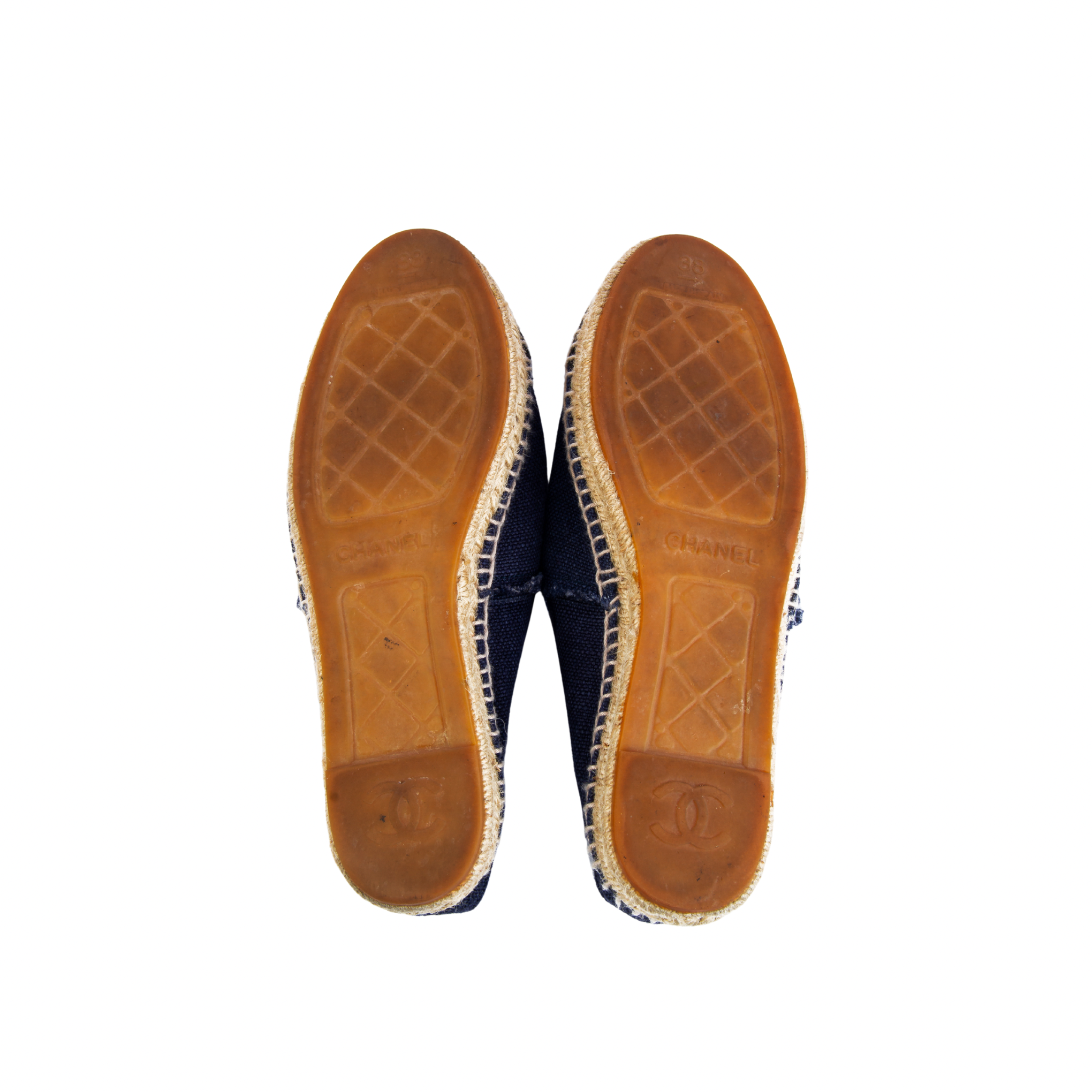 Chanel Denim Flat Espadrilles