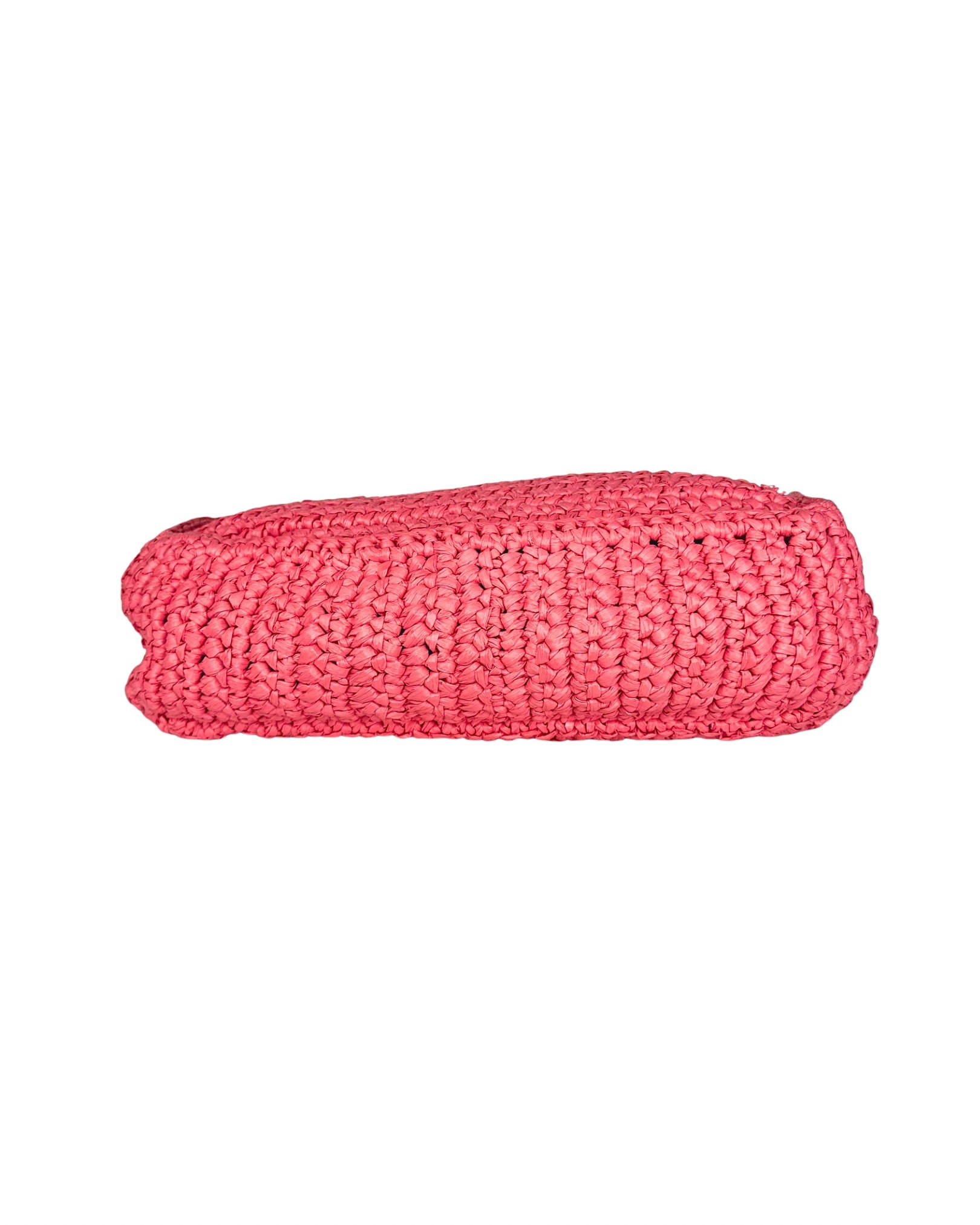 Saint Laurent Niki Raffia Medium Shoulder Bag