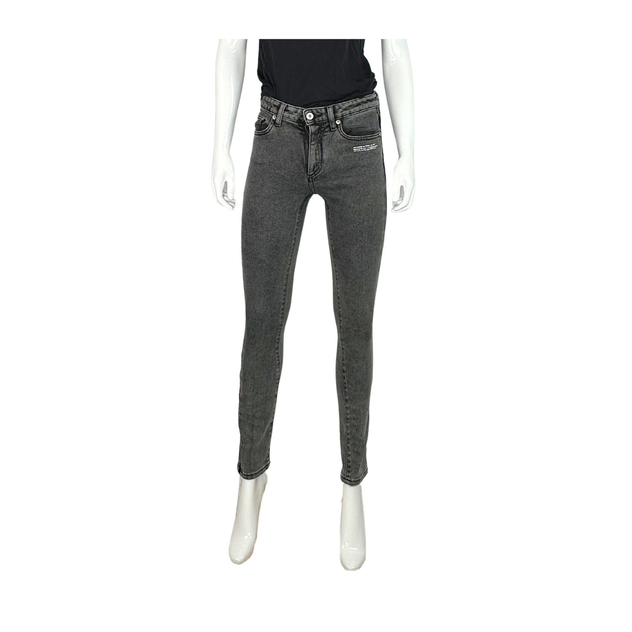 Off White Skinny Jeans