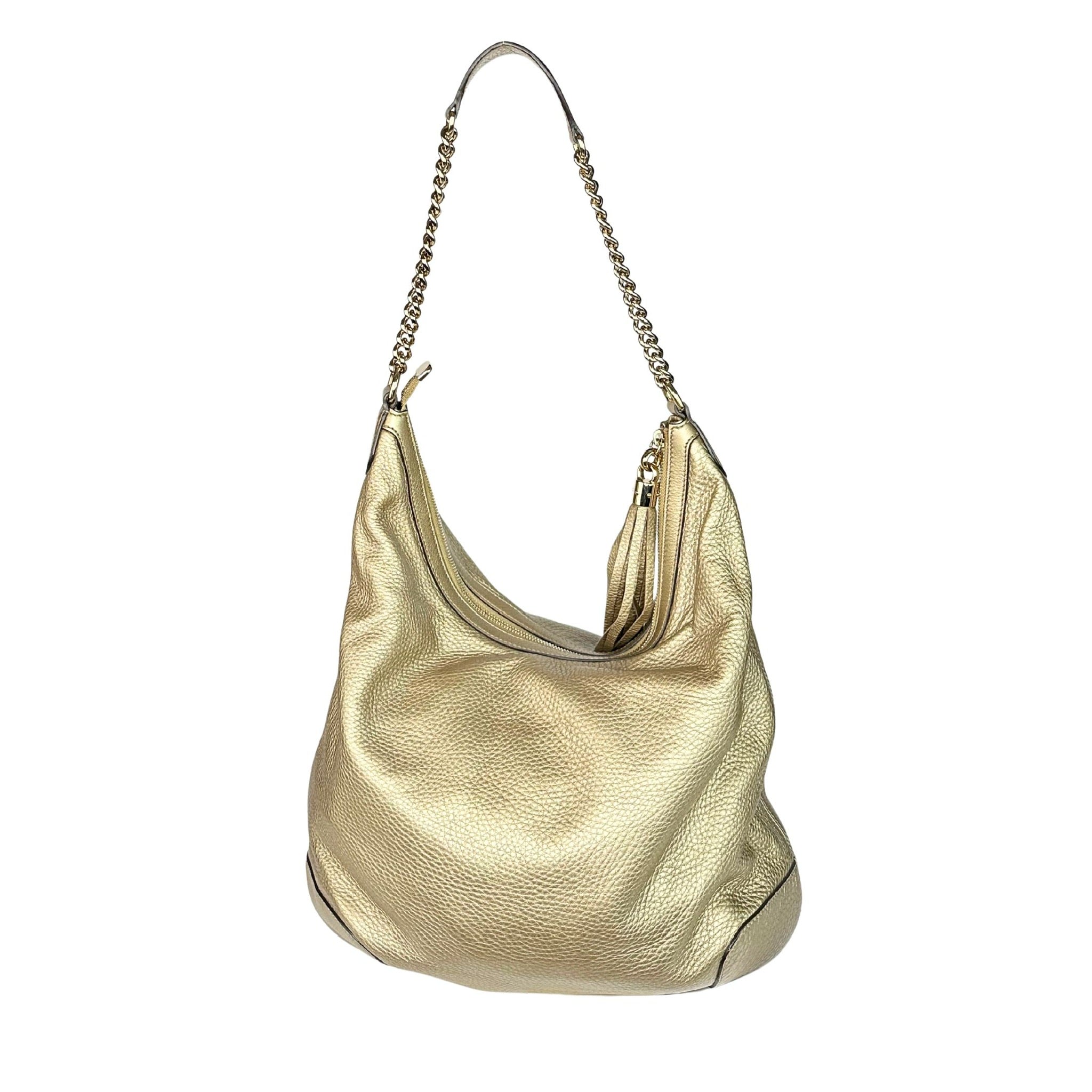 Gucci Interlocking Soho Chain Hobo Bag