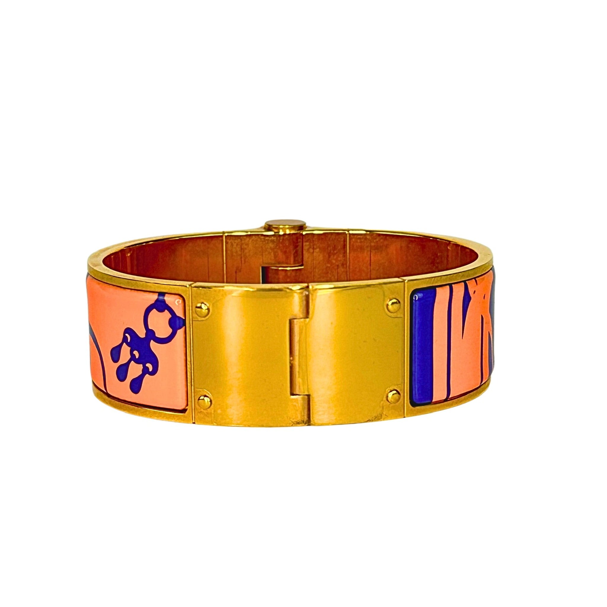 Hermès Mors a Jouets Enamel Bracelet