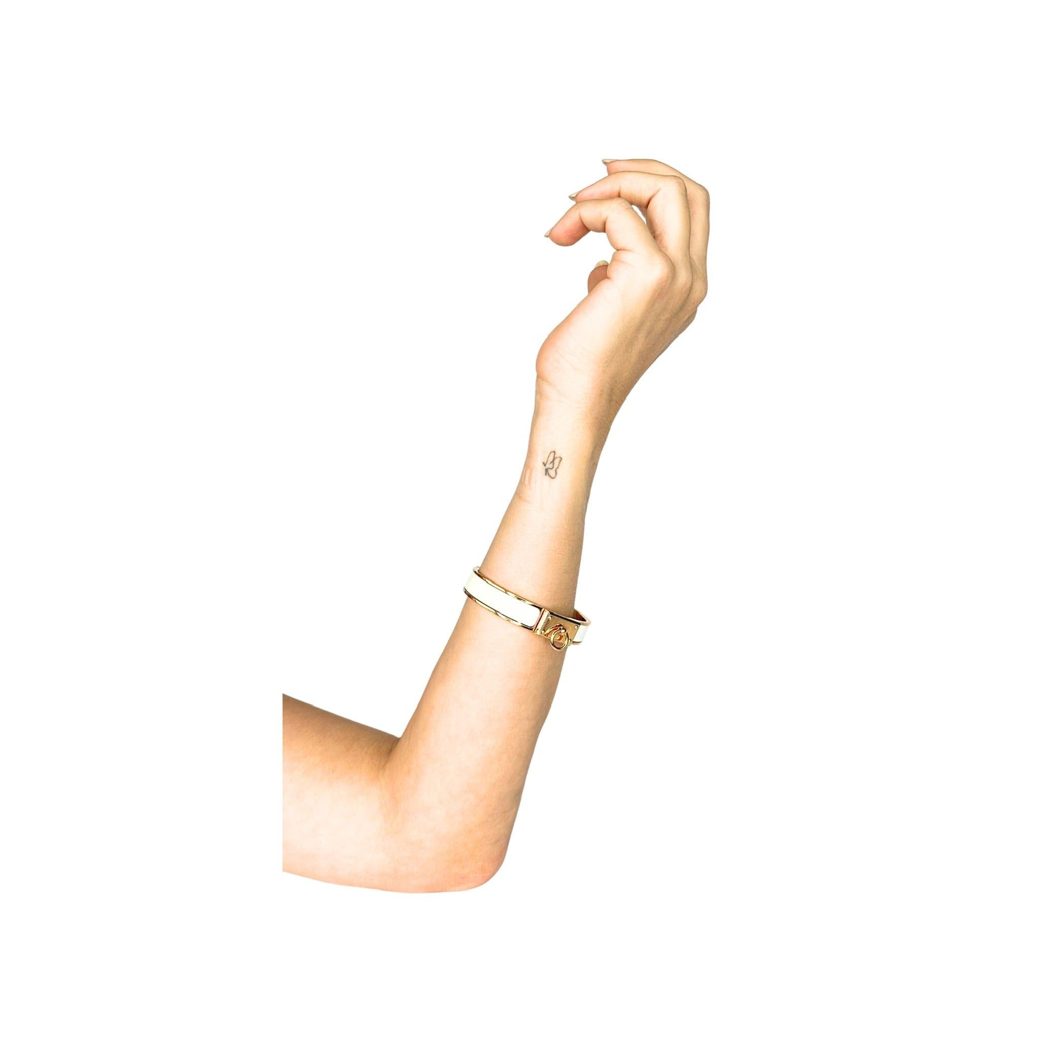 Hermès Enamel Clic Anneau Bracelet