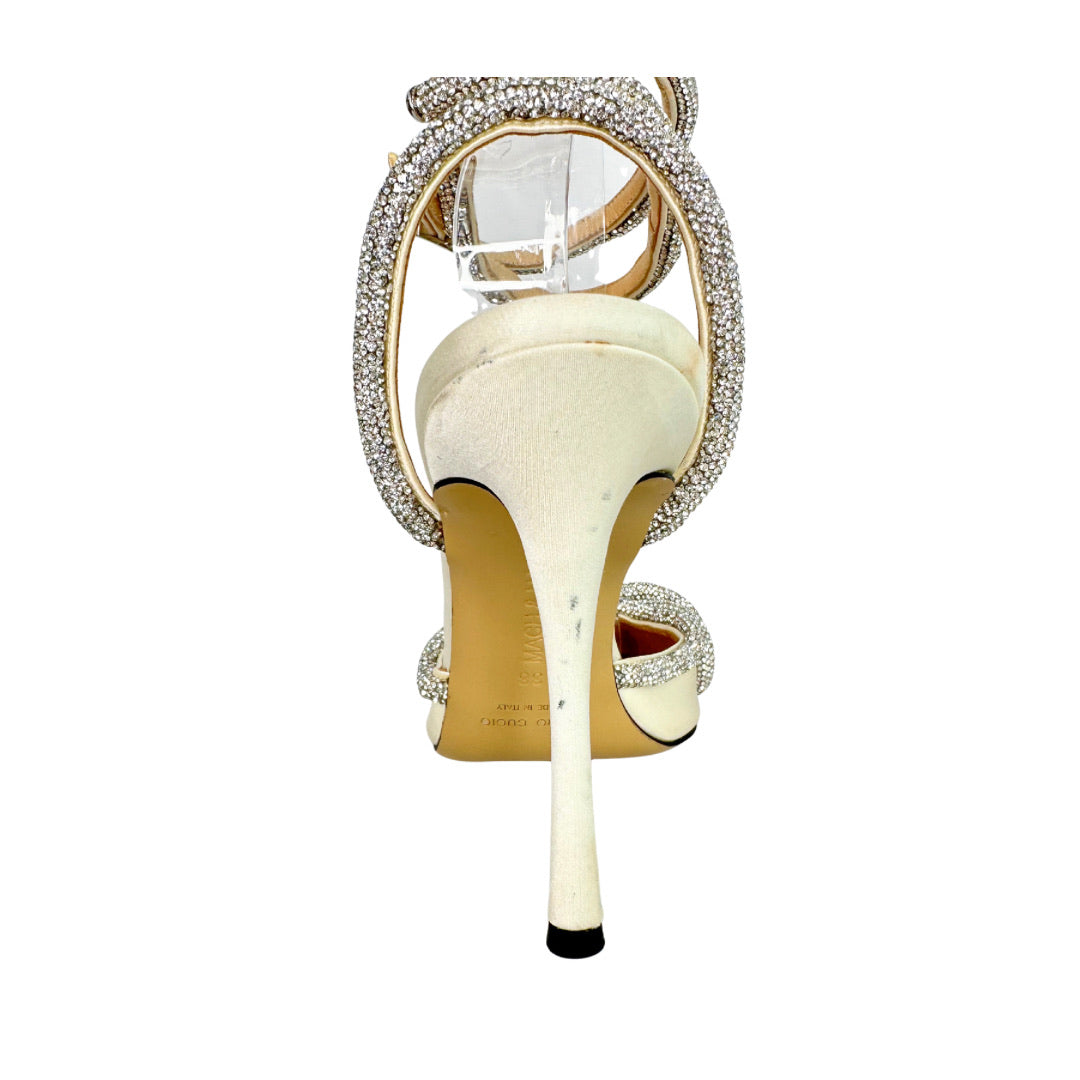 MACH & MACH Crystal Double Bow Pumps