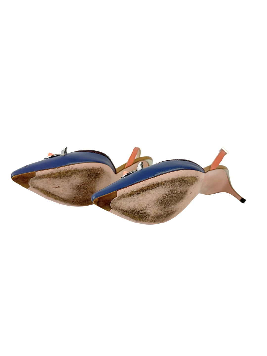 Fendi Monsters Eye Slingback Pumps