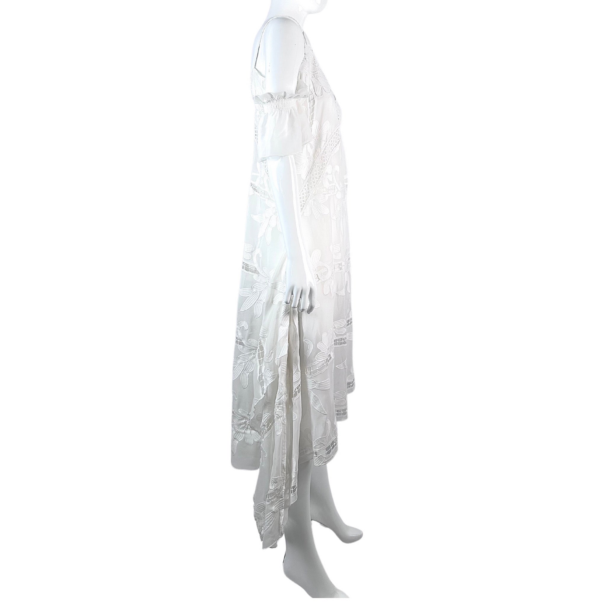 Self Portrait Floreal Embroidered Dress