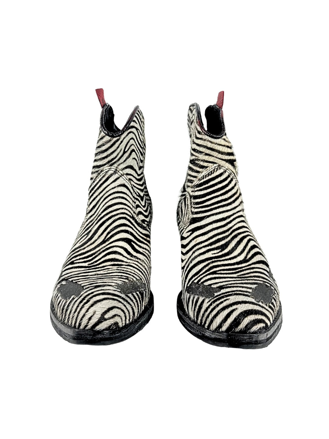 Metisse Zebra Ankle Boots