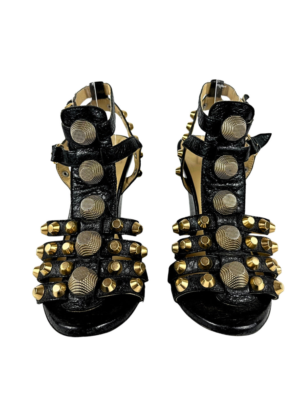 Balenciaga Arena Studded Gladiator Heels