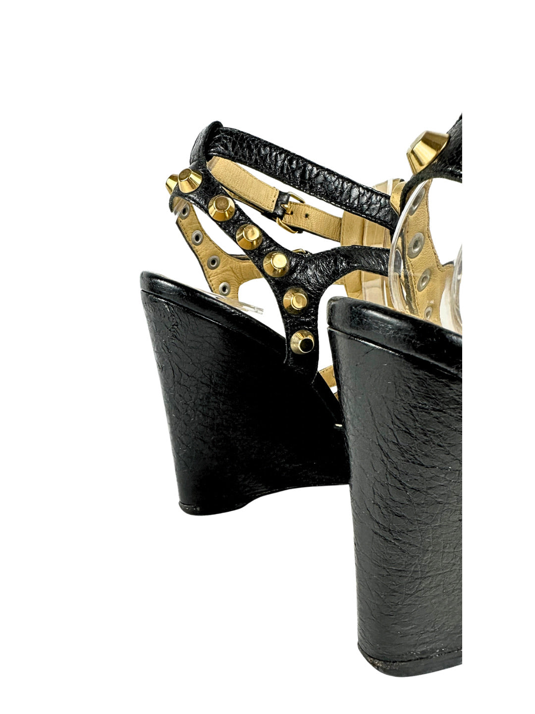 Balenciaga Arena Studded Gladiator Heels