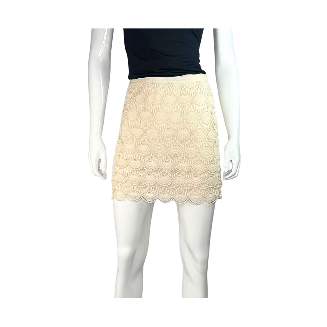 Club Monaco  Crochet Mini Skirt